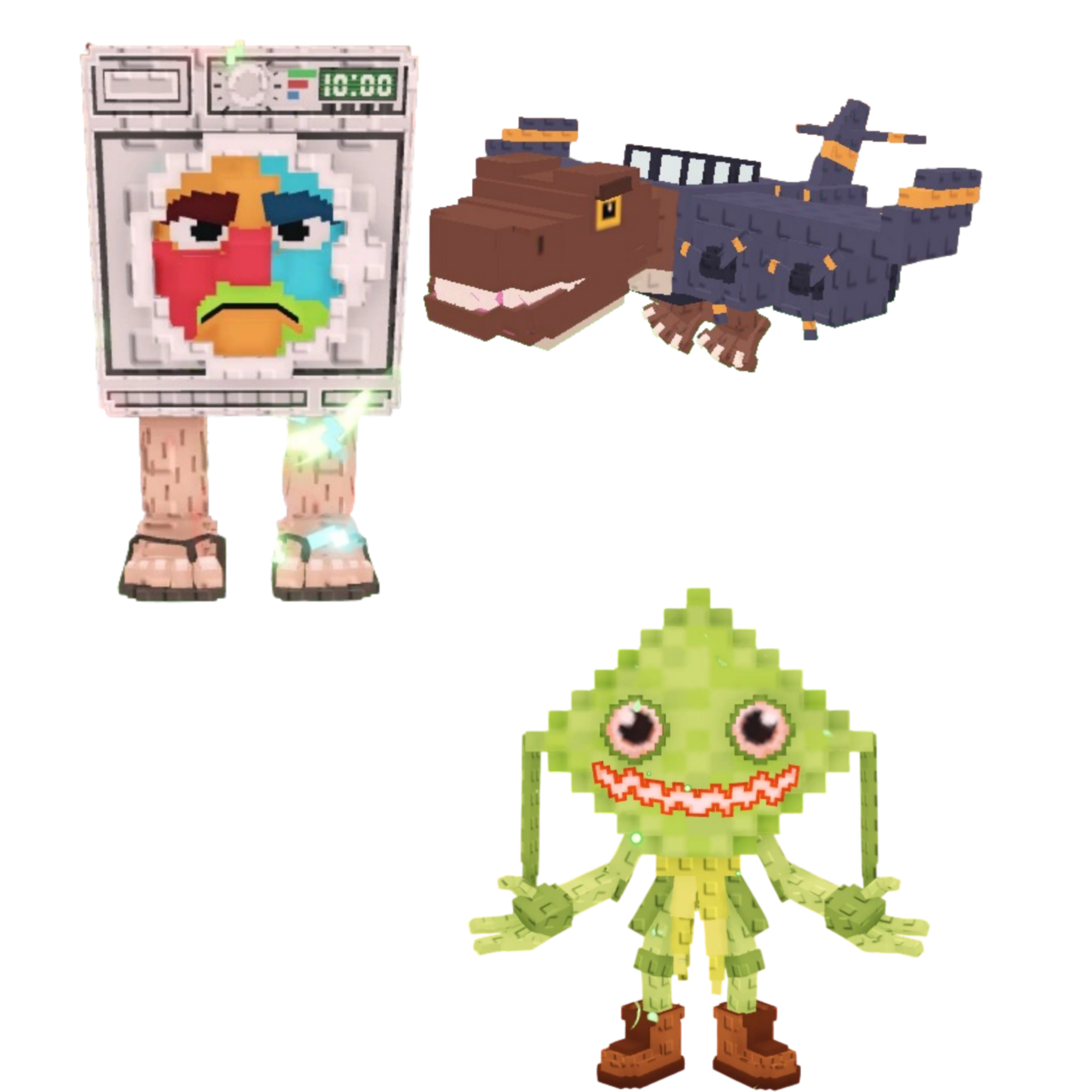 [BUNDLE] - 🌱 1x Lavadorito Spinito 🌱 1x Ketupat Kepat 🌱 1x Nuclearo Dinossauro