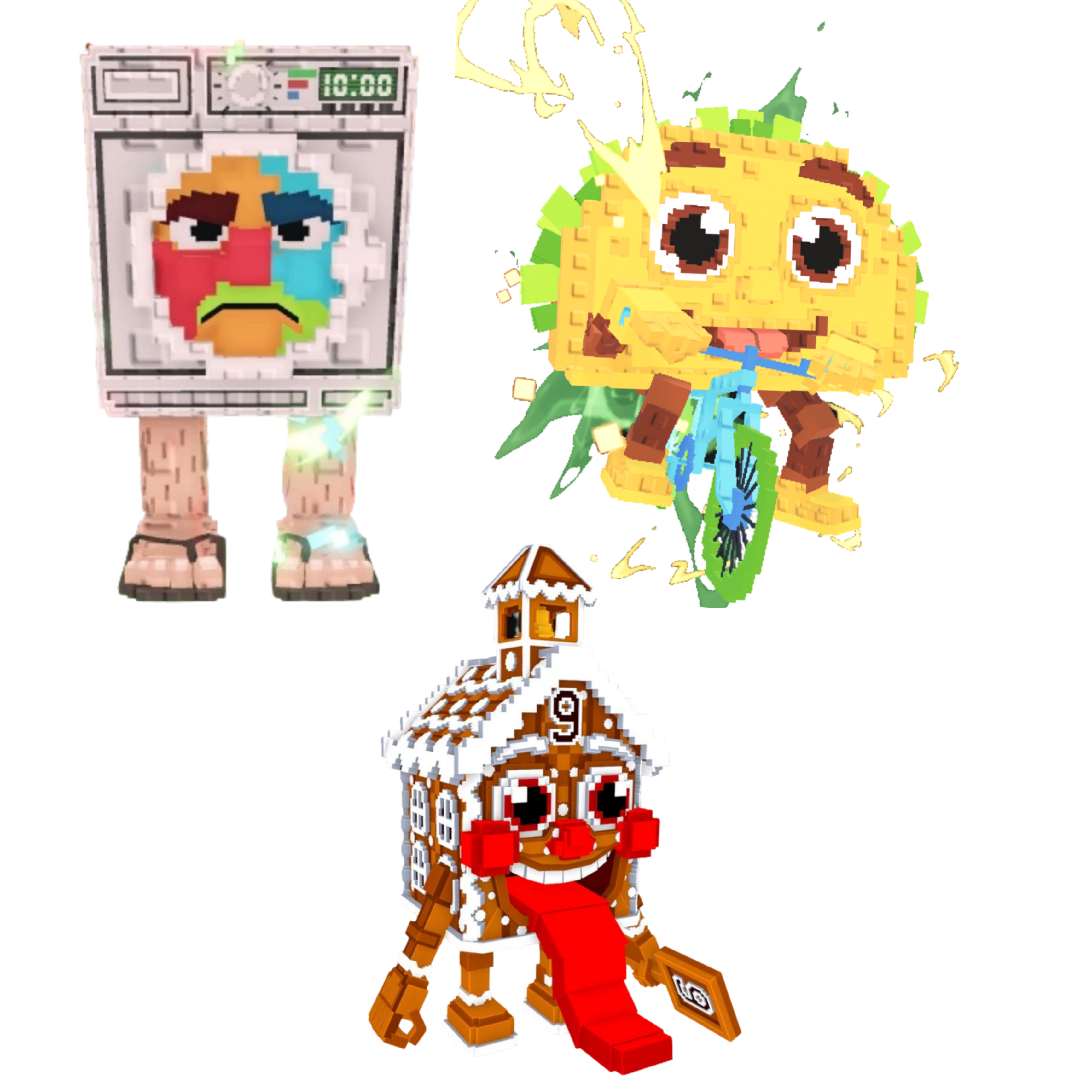 [BUNDLE] - 🦞 1x Lavadorito Spinito 🦞 1x La Ginger Sekolah 🦞 1x Tacorita Bicicleta