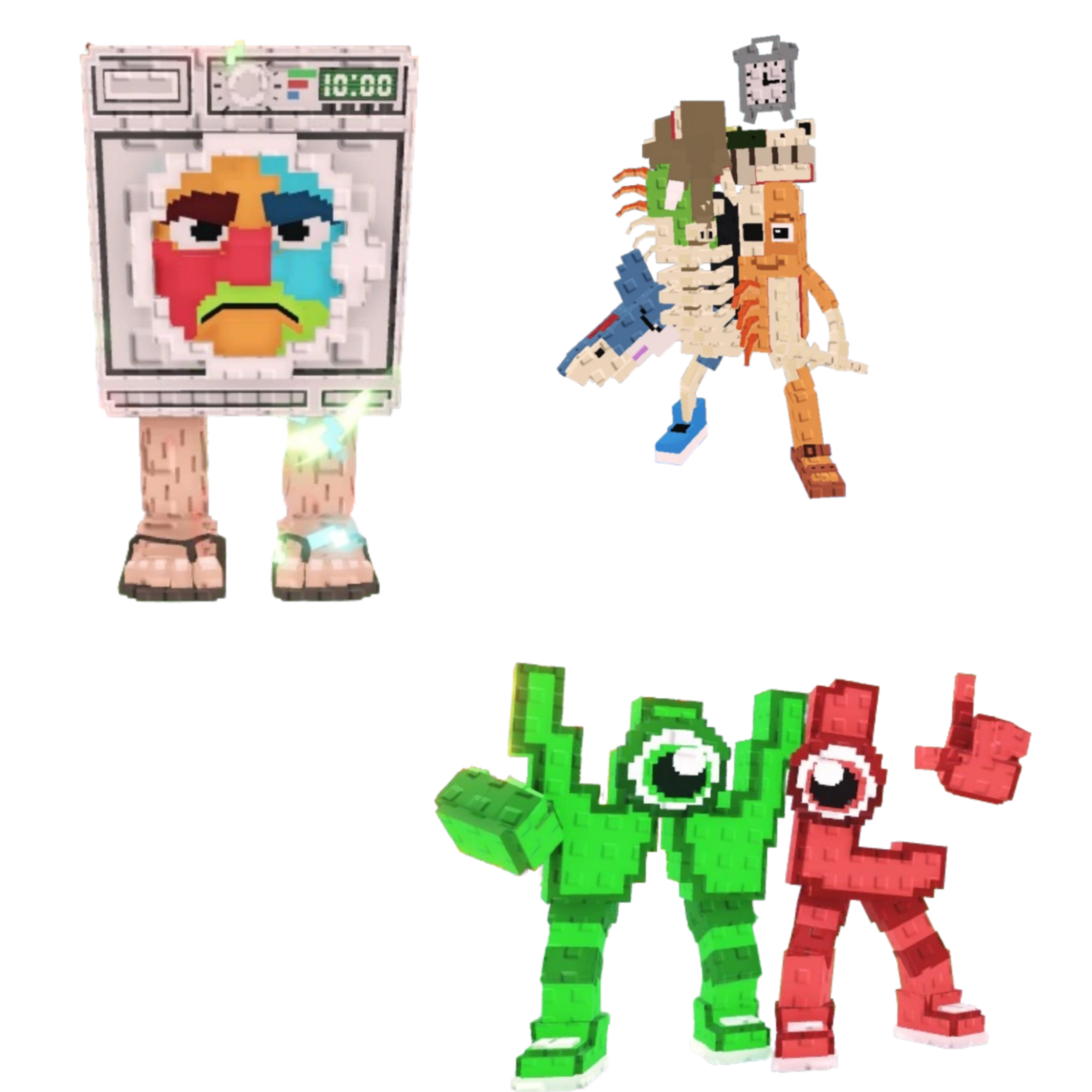 [BUNDLE] - 🦑 1x Lavadorito Spinito 🦑 1x W or L (WorL) 🦑 1x La Extinct Grande