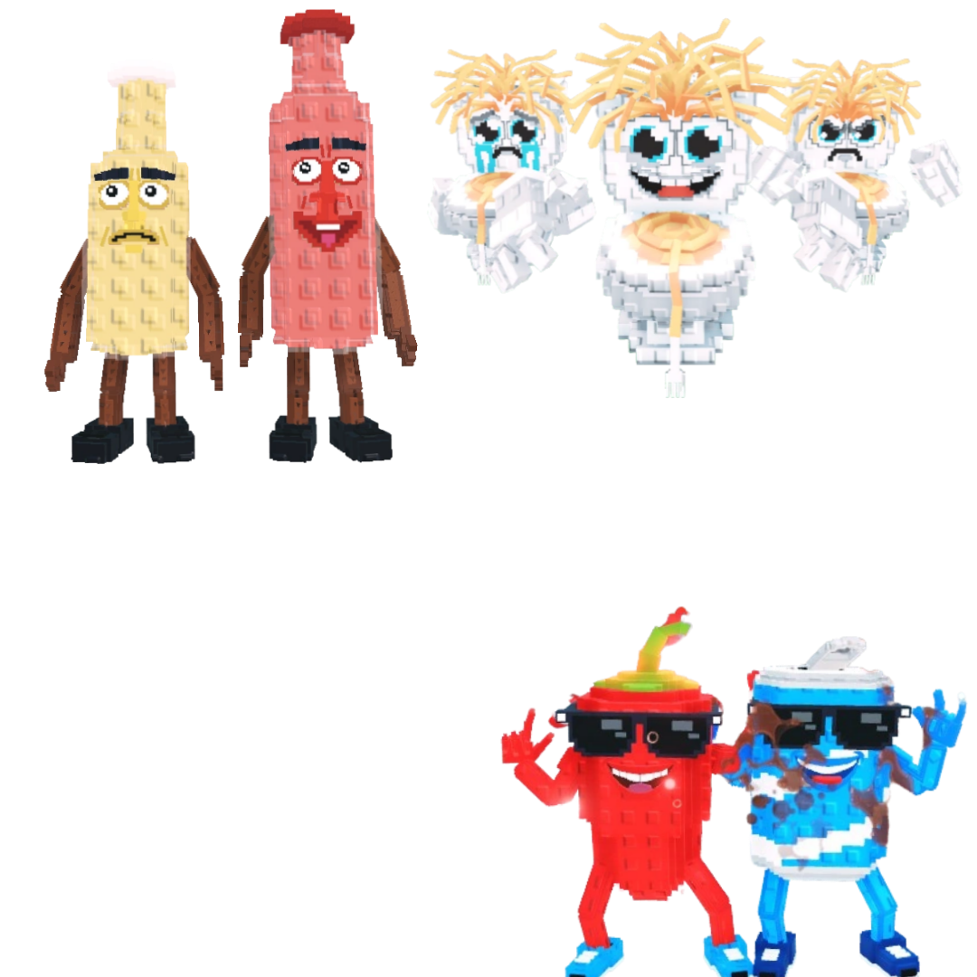 [BUNDLE] - 🪐 1x Ketchuru and Musturu 🪐 1x Los Spaghettis 🪐 1x Swaggy Bros
