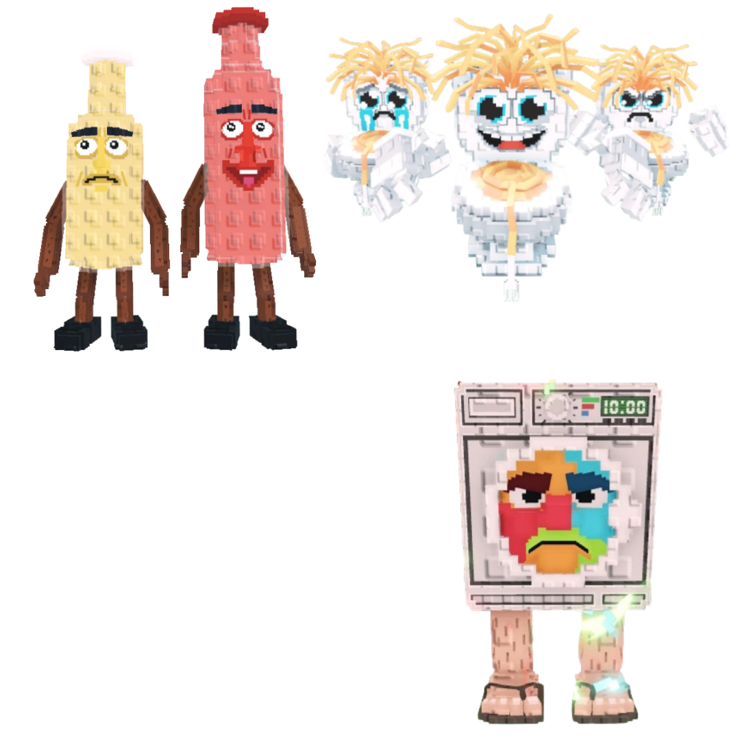 [BUNDLE] - ⭐ 1x Ketchuru and Musturu ⭐ 1x Los Spaghettis ⭐ 1x Lavadorito Spinito