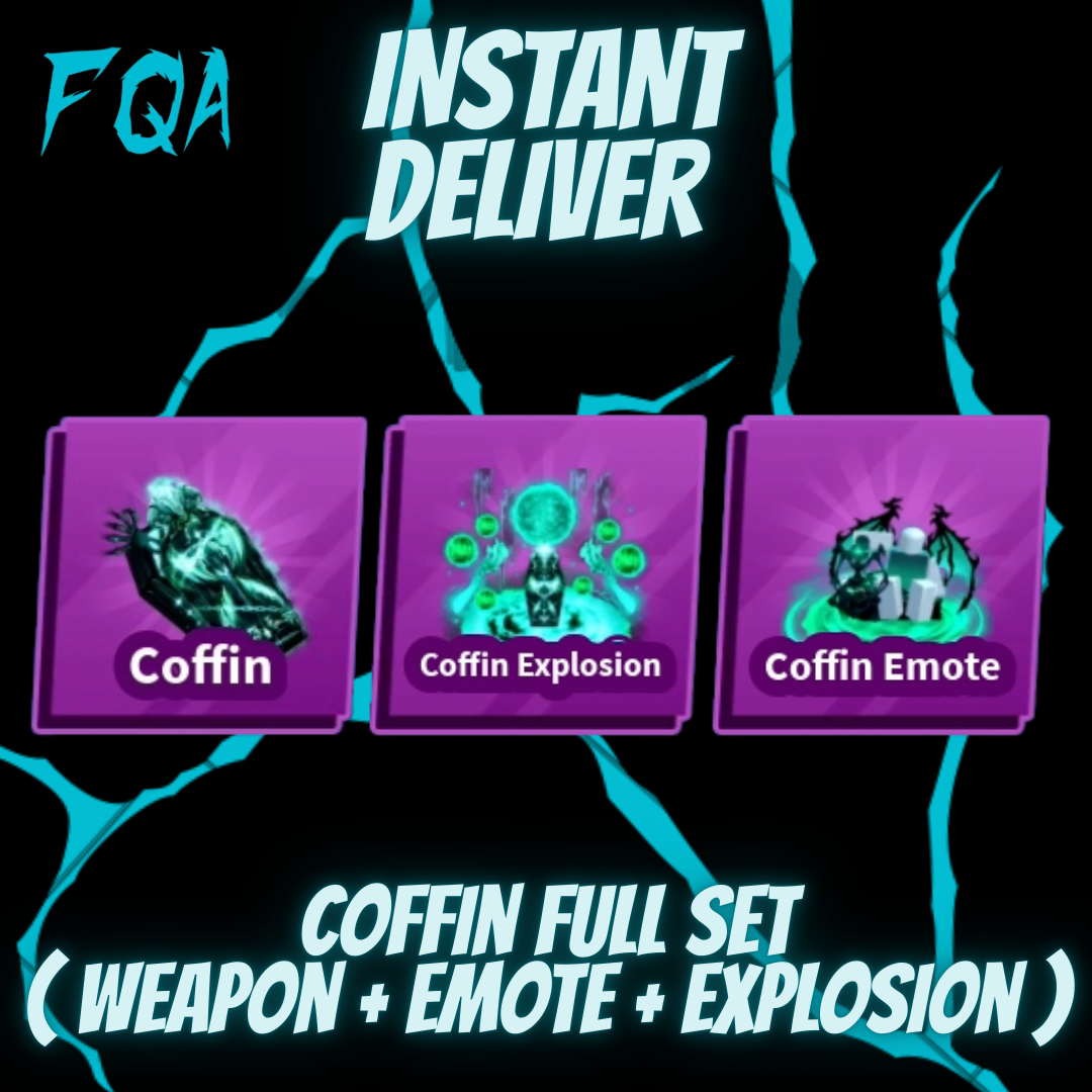 [ Blade Ball ] Coffin Full Set (Weapon + Emote + Explosion)