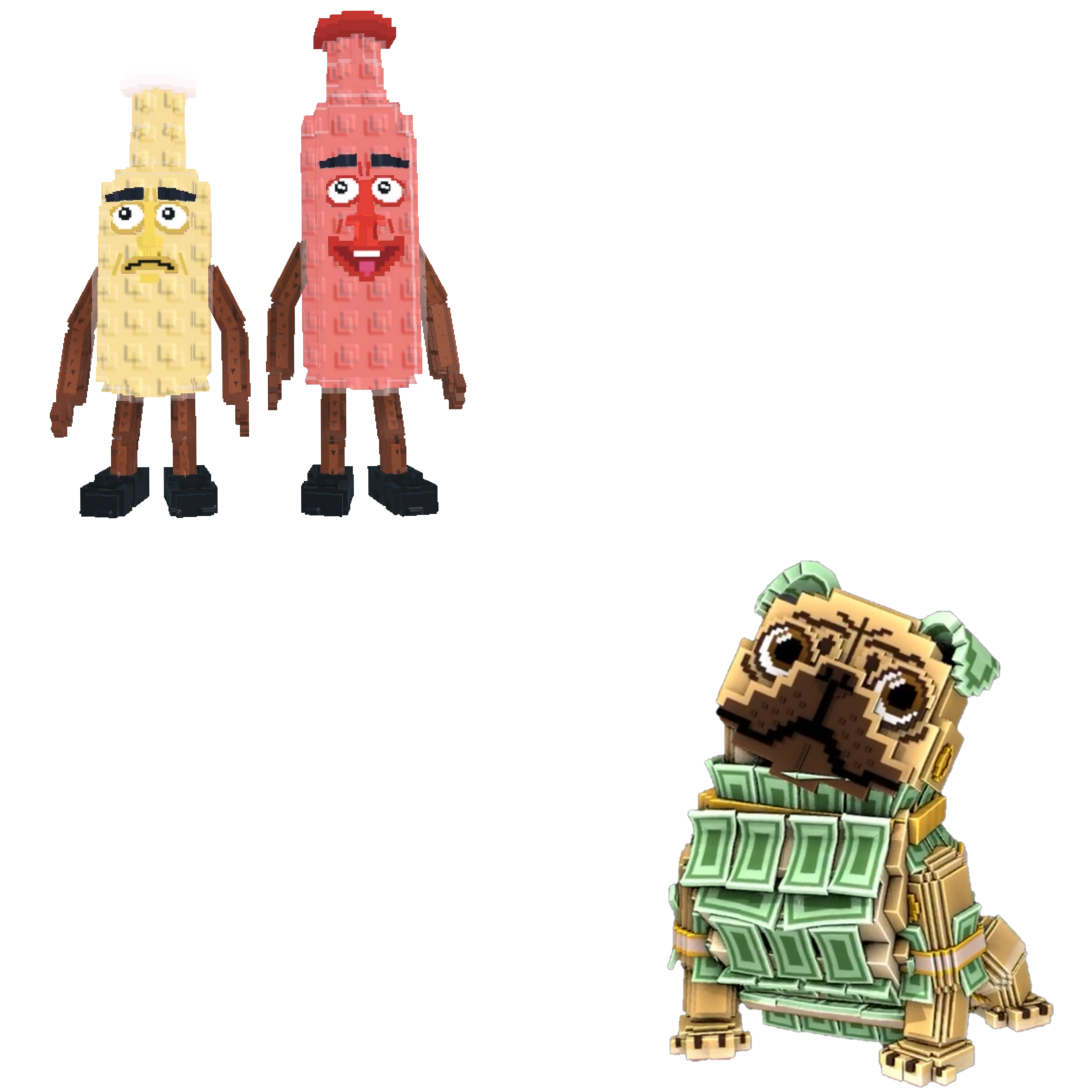 [BUNDLE] - ☔ 1x Ketchuru and Musturu ☔ 1x Money Money Puggy