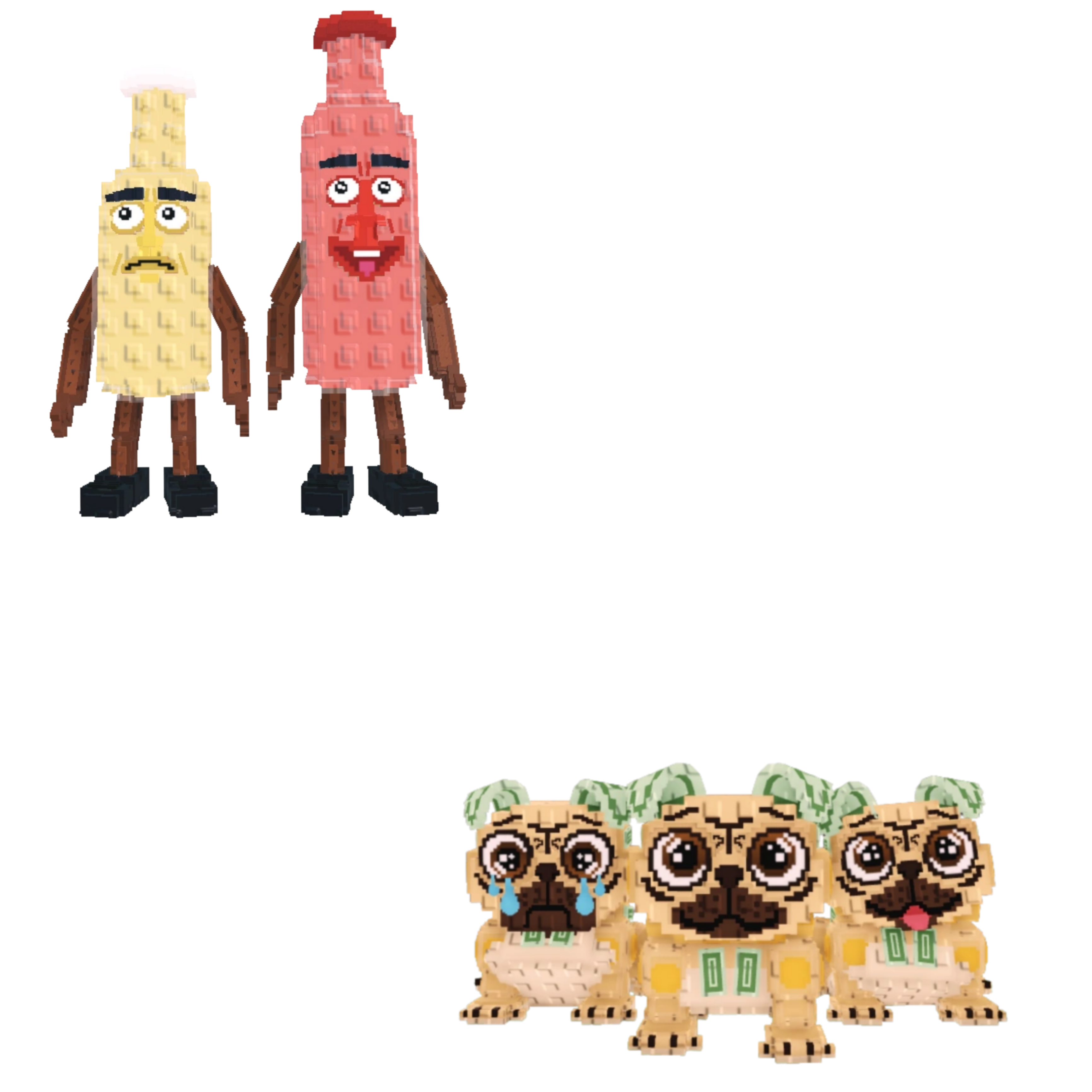 [BUNDLE] - ⚡ 1x Ketchuru and Musturu ⚡ 1x Los Puggies