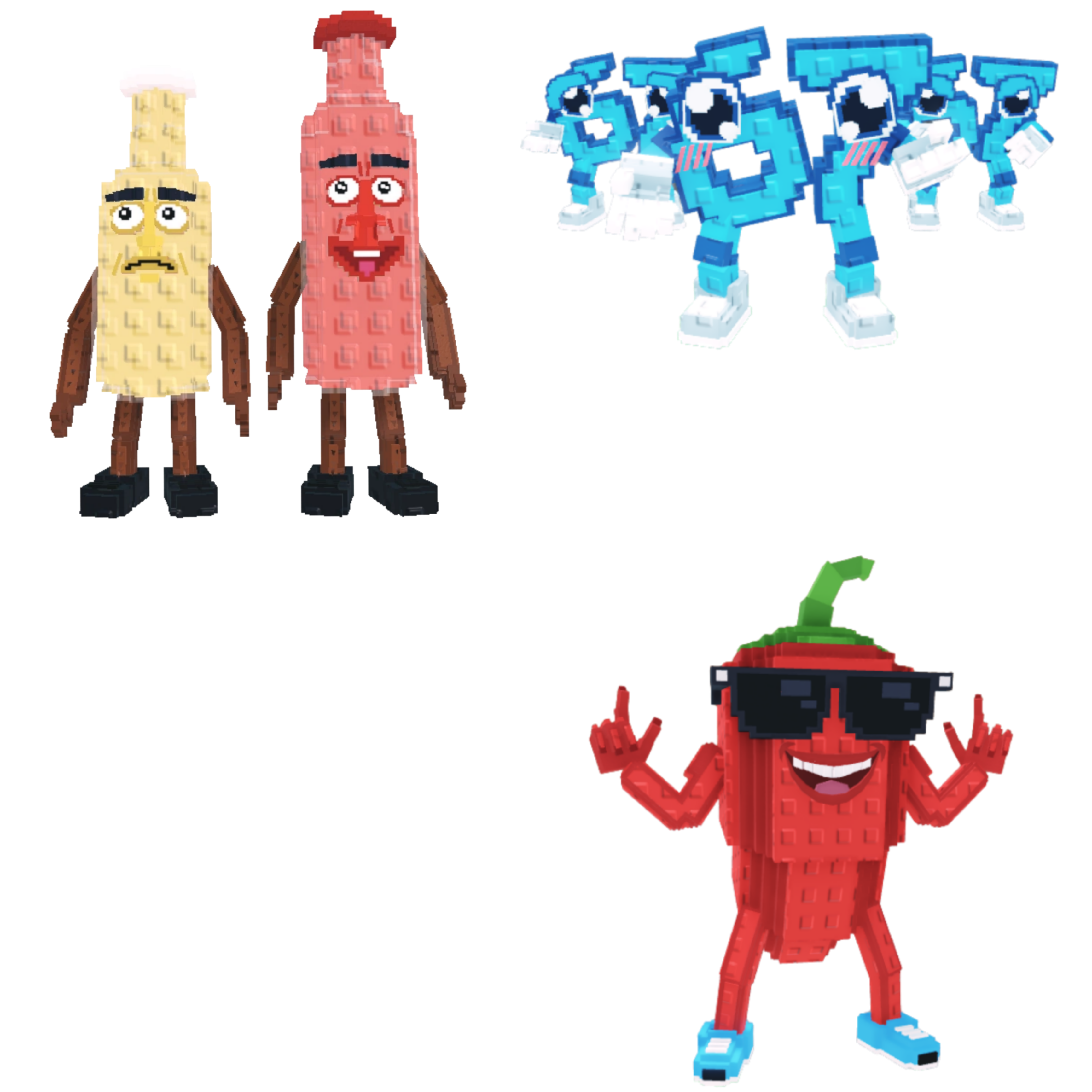[BUNDLE] - 🔥 1x Ketchuru and Musturu 🔥 1x Chillin Chili 🔥 1x Los 67 (Six Seven)