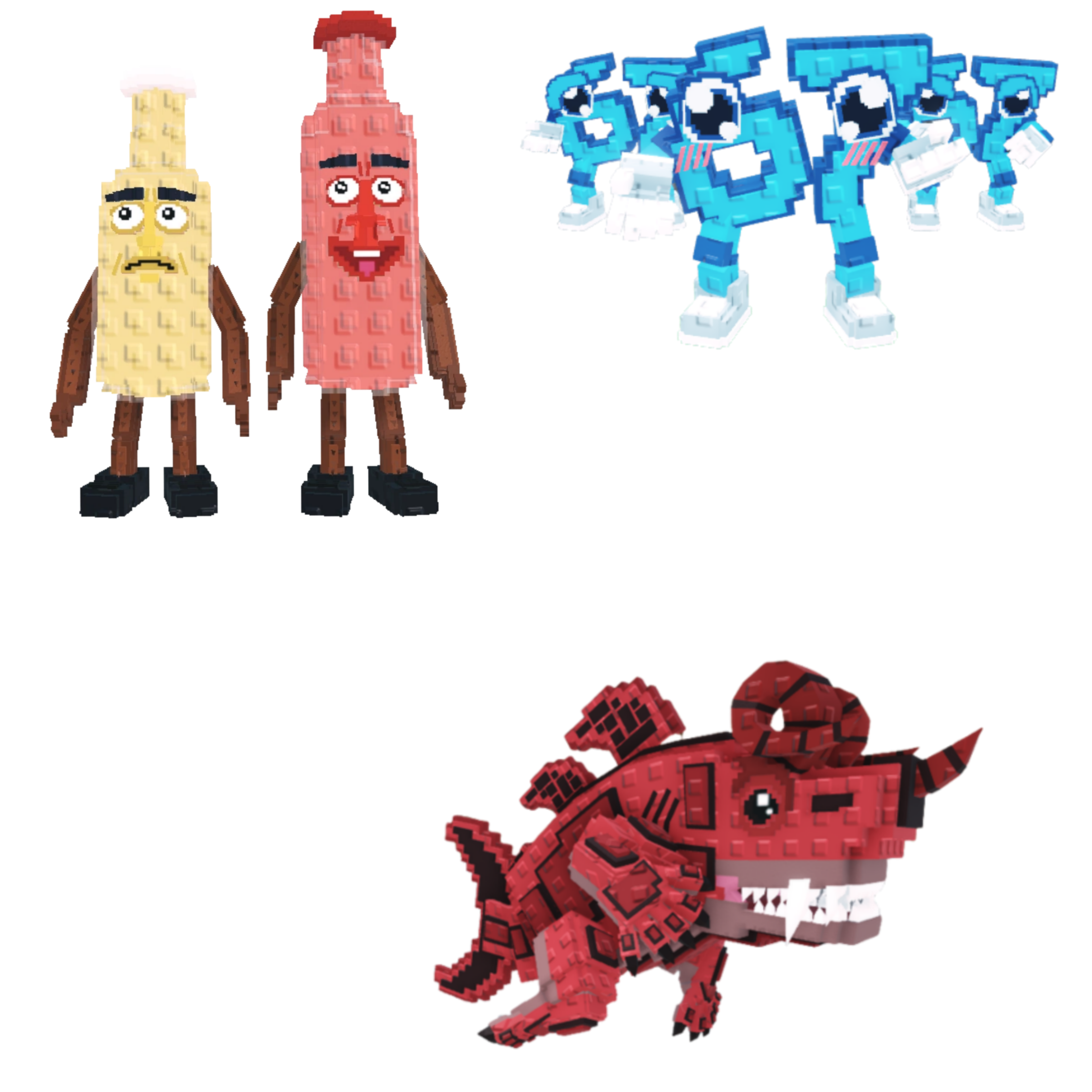 [BUNDLE] - 💧 1x Ketchuru and Musturu 💧 1x Eviledon 💧 1x Los 67 (Six Seven)