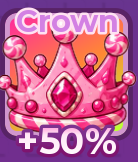 Crown +50% | +1 Speed Keyboard Escape | Candy & Chocolate