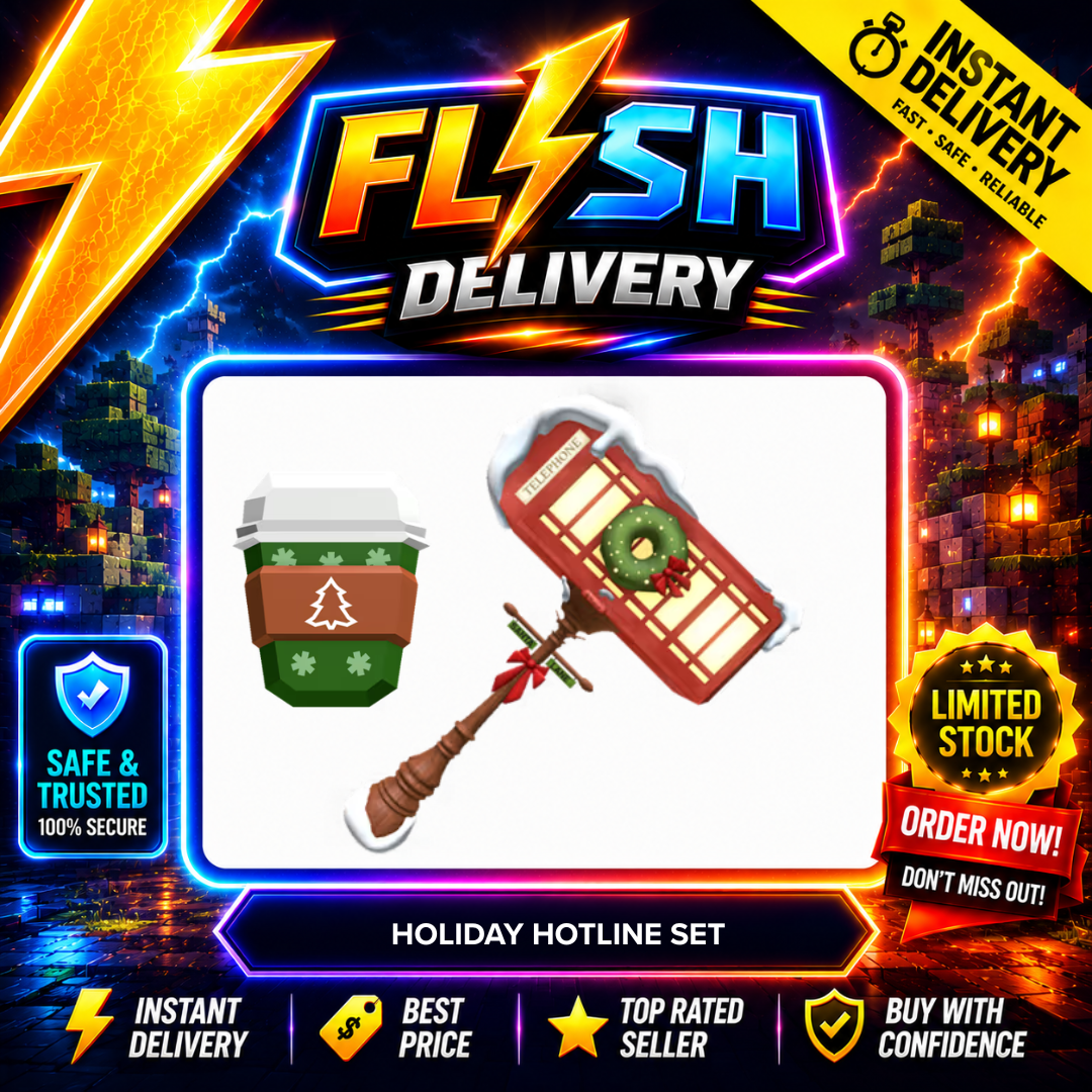 HOLIDAY HOTLINE SET (HOLIDAY HOTLINE HAMMER + HOLIDAY ESPRESSO GEMSTONE) - FLEE THE FACILITY / FTF