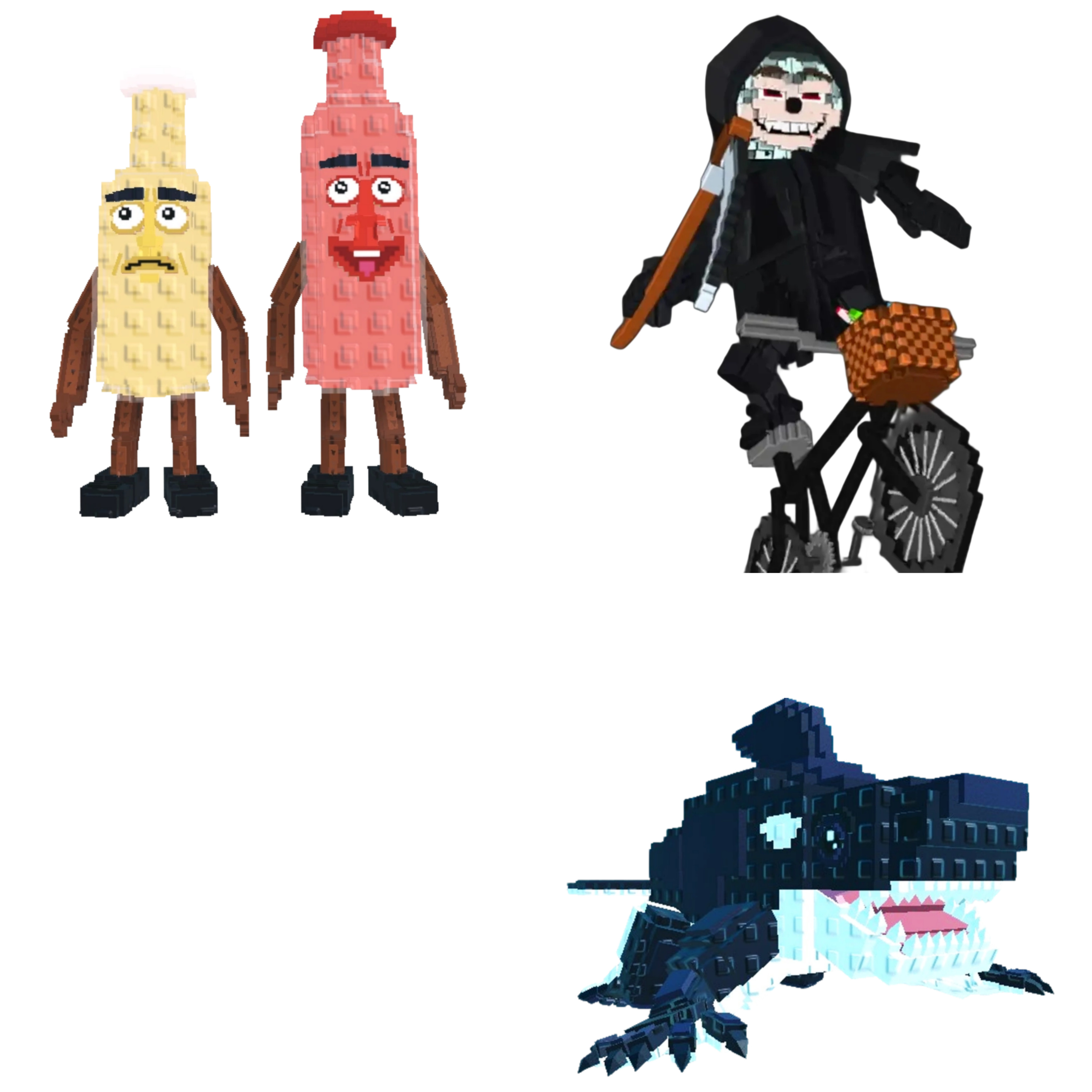 [BUNDLE] - 🍈 1x Ketchuru and Musturu 🍈 1x Orcaledon 🍈 1x Mieteteira Bicicleteira