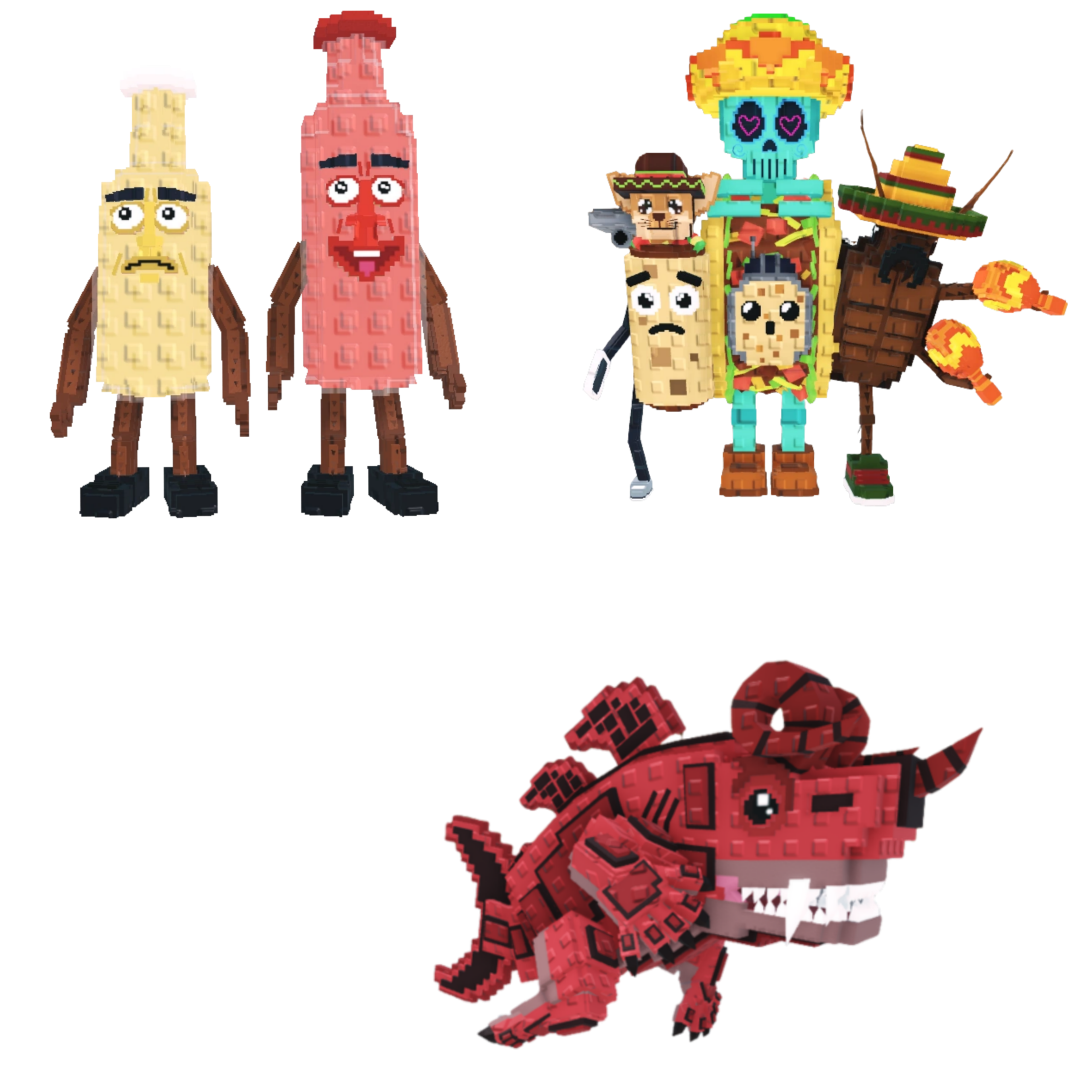 [BUNDLE] - 🍊 1x Ketchuru and Musturu 🍊 1x La Taco Combinasion 🍊 1x Eviledon