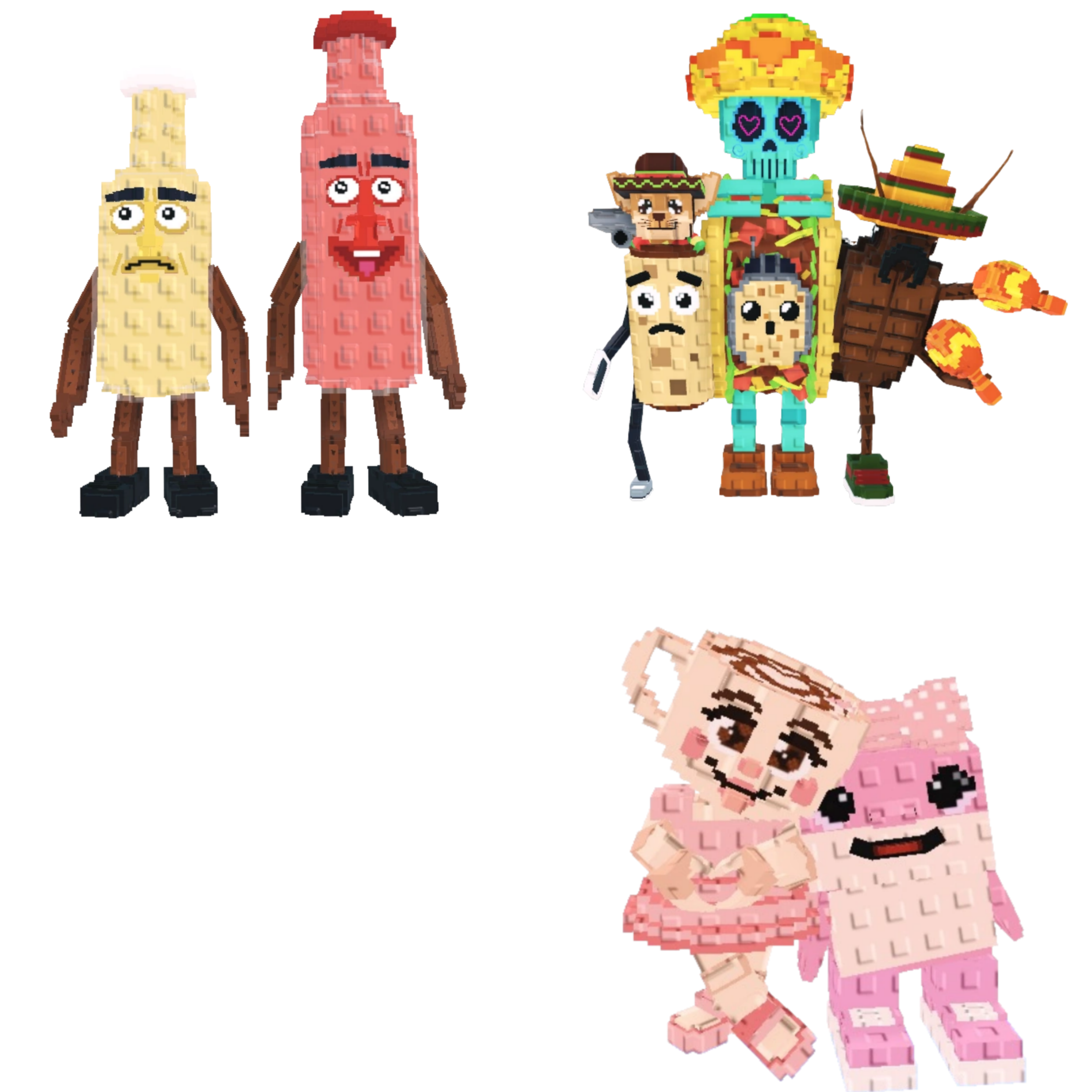 [BUNDLE] - 🥭 1x Ketchuru and Musturu 🥭 1x La Taco Combinasion 🥭 1x Las Sis