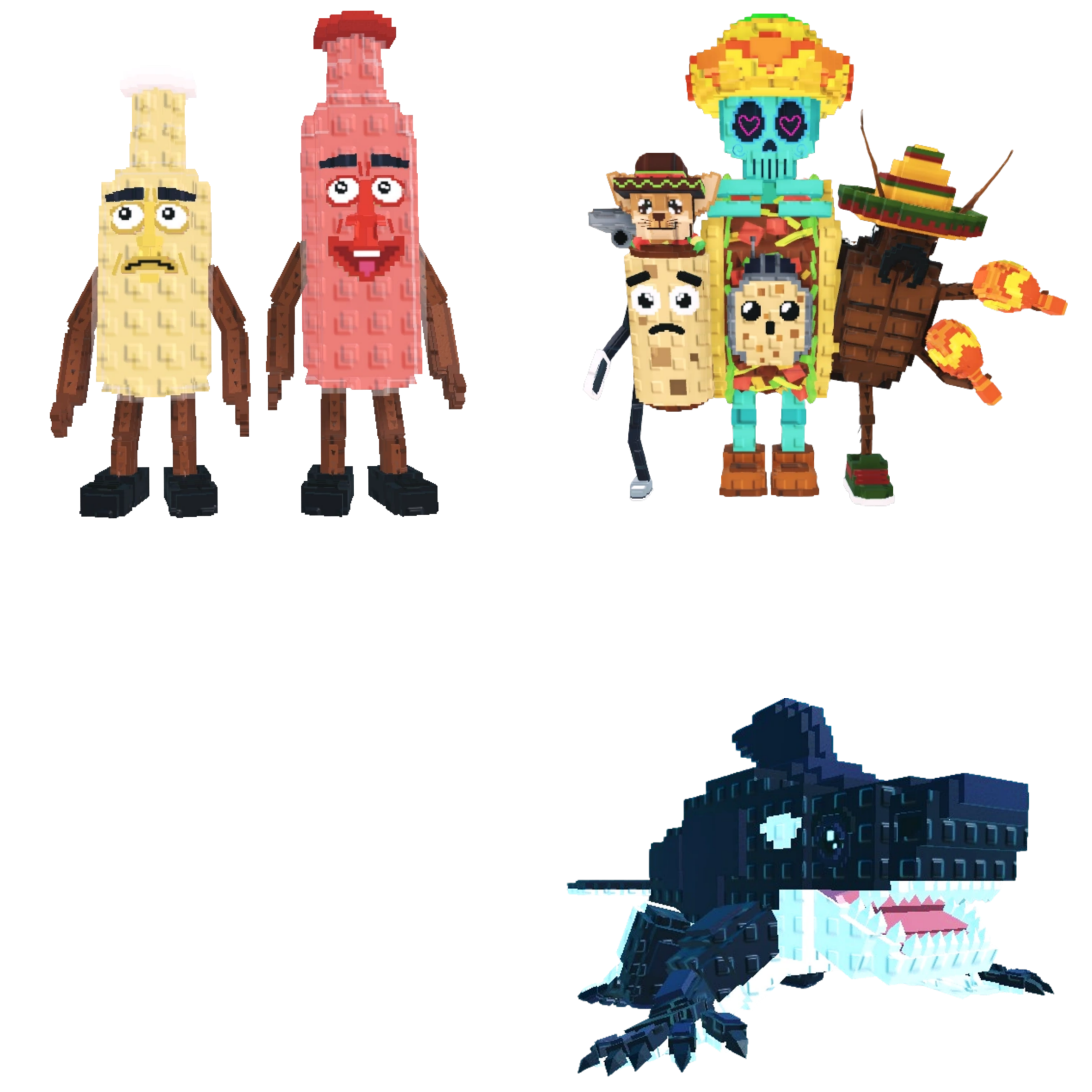 [BUNDLE] - 🍎 1x Ketchuru and Musturu 🍎 1x La Taco Combinasion 🍎 1x Orcaledon