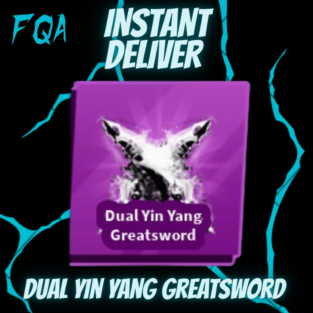 [ Blade Ball ] Dual Yin Yang Greatsword