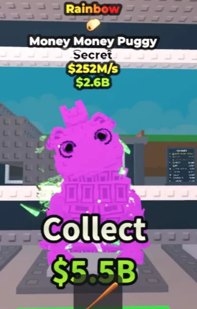 Money Money Puggy Rainbow 🌈 1 trait l 252M/s 💸 | 1 Unit 📦 | Steal a Brainrot ⚡ | Fast Delivery ✅
