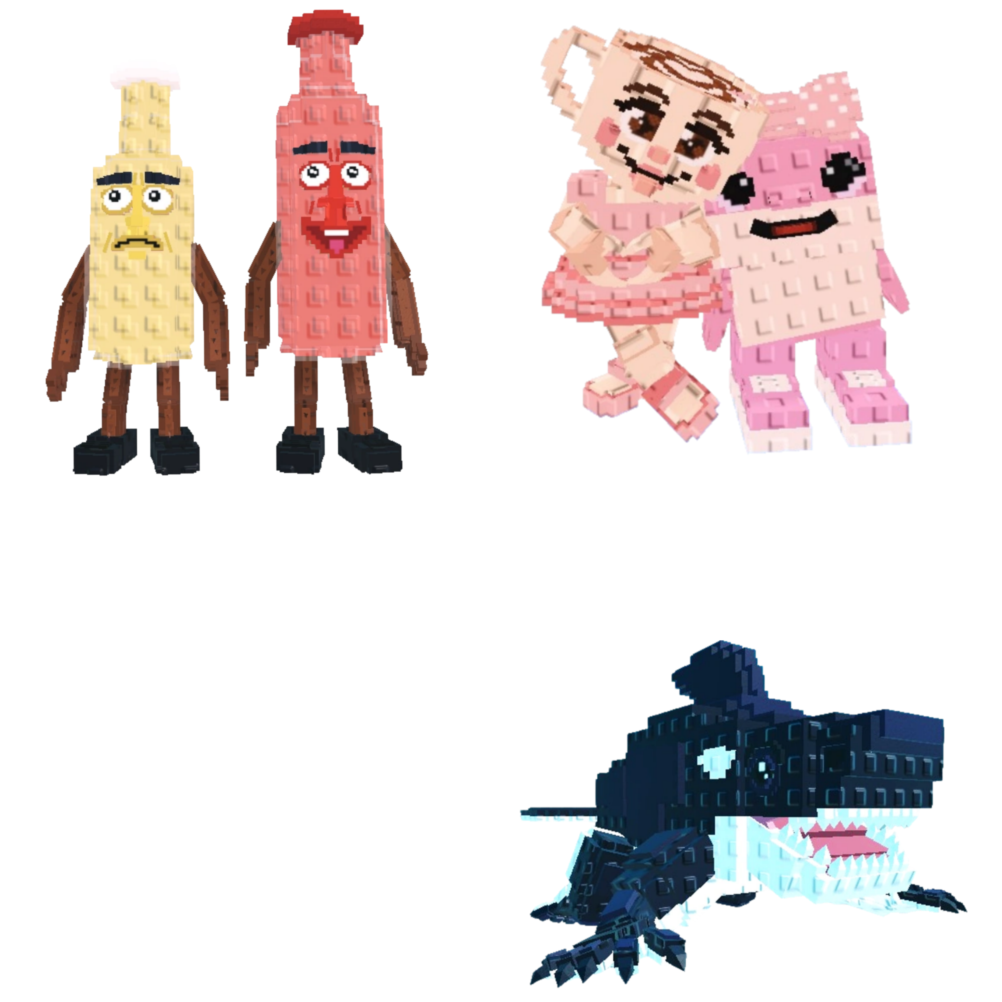 [BUNDLE] - 🥔 1x Ketchuru and Musturu 🥔 1x Orcaledon 🥔 1x Las Sis