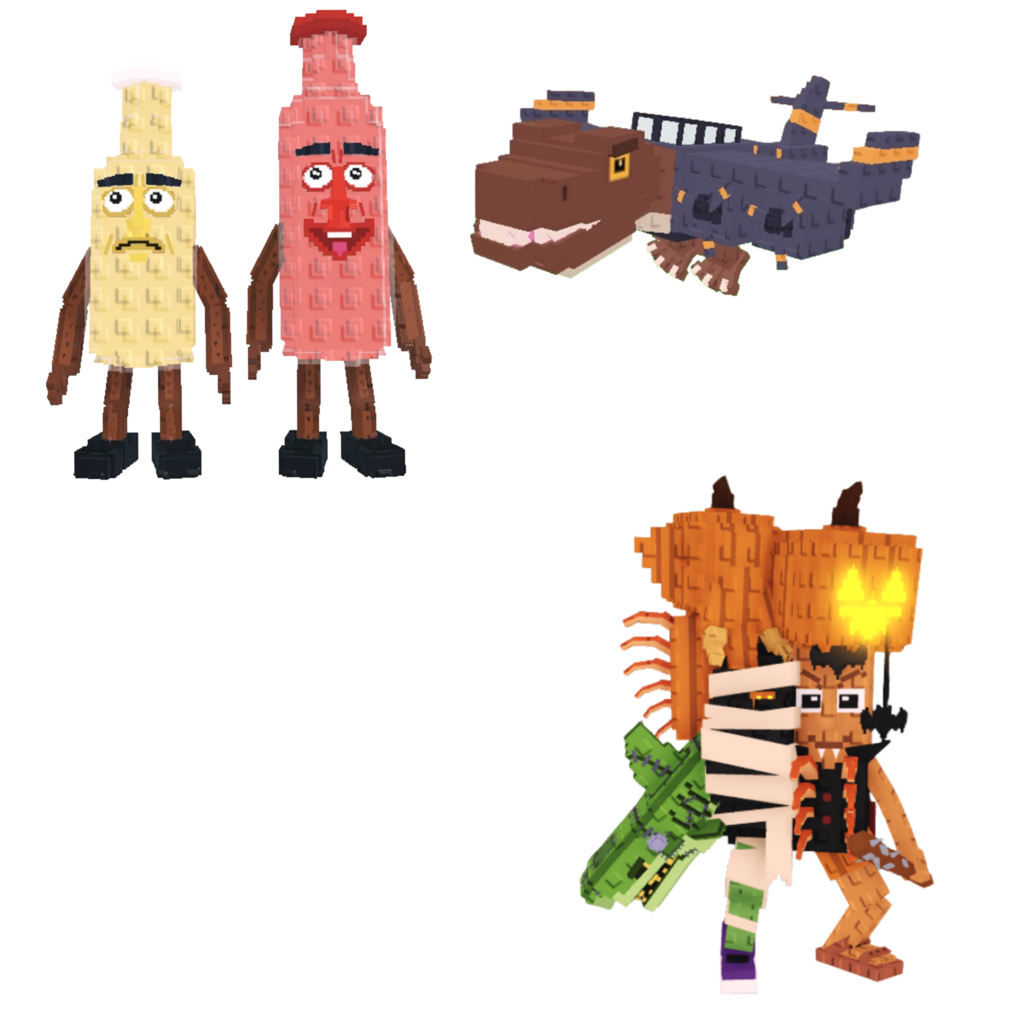[BUNDLE] - 🥒 1x Ketchuru and Musturu 🥒 1x La Spooky Grande 🥒 1x Nuclearo Dinossauro