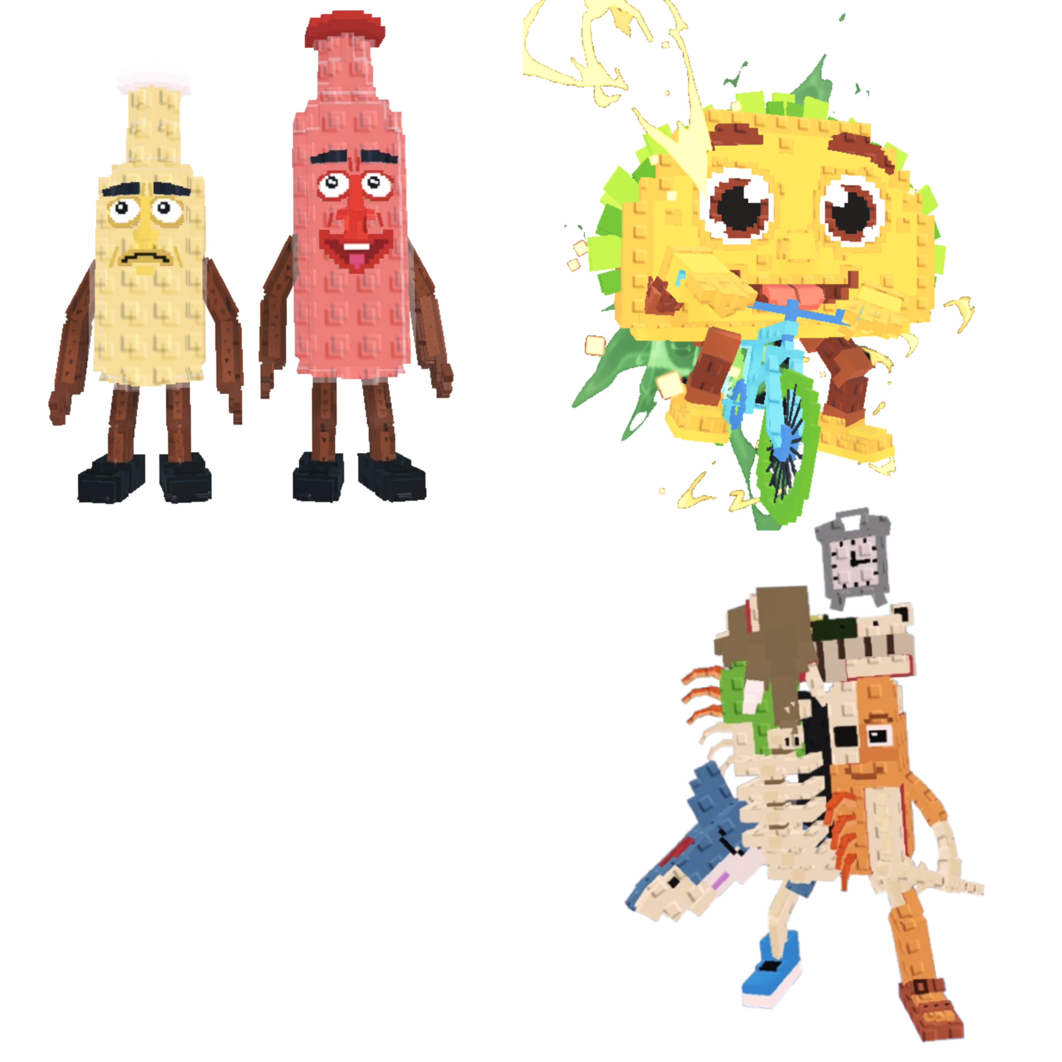 [BUNDLE] - 🥦 1x Ketchuru and Musturu 🥦 1x Tacorita Bicicleta 🥦 1x La Extinct Grande