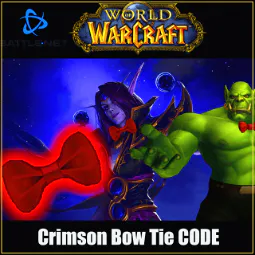 Crimson Bow Tie Transmog Code Key 🟡 WOW ITEM