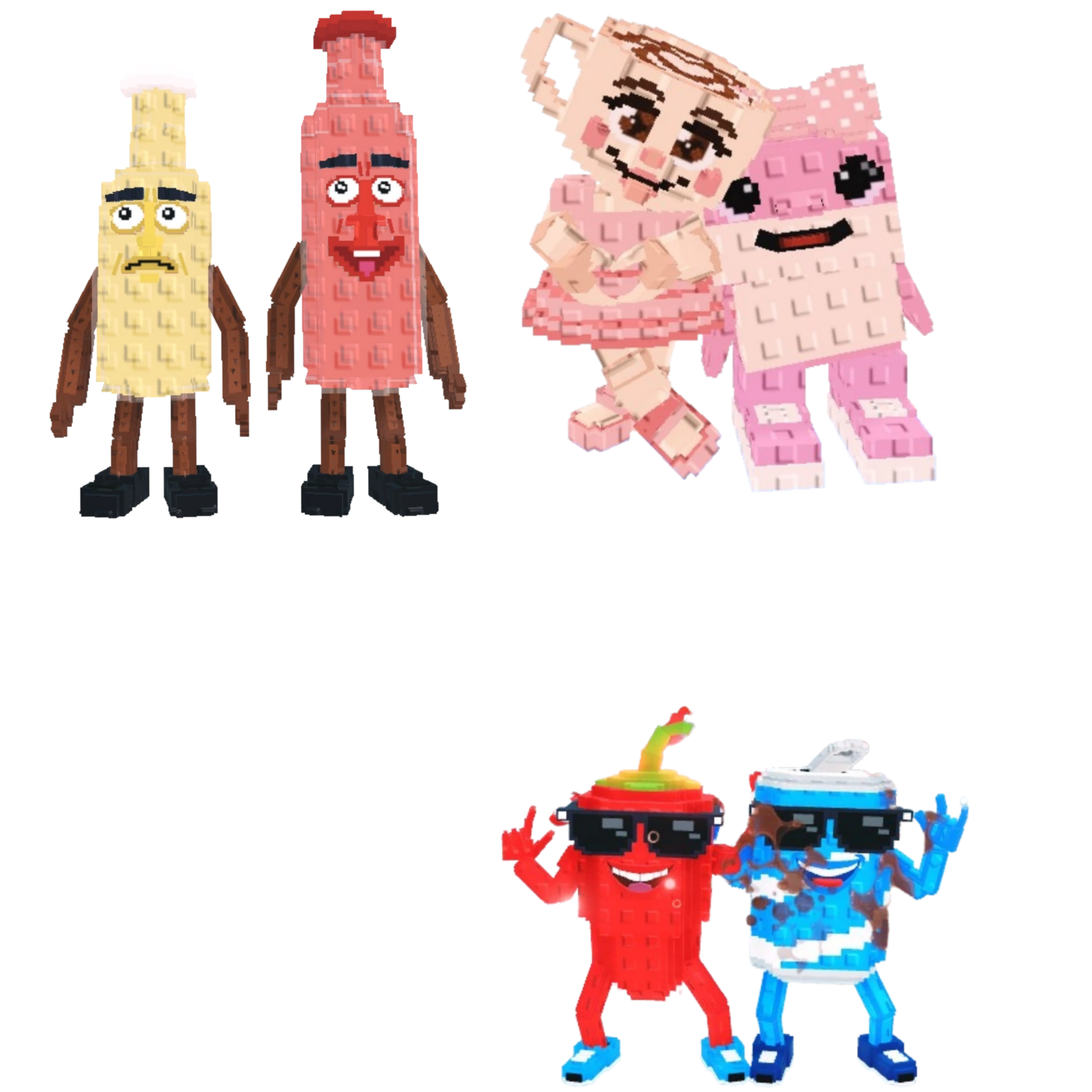 [BUNDLE] - 🍕 1x Ketchuru and Musturu 🍕 1x Swaggy Bros 🍕 1x Las Sis