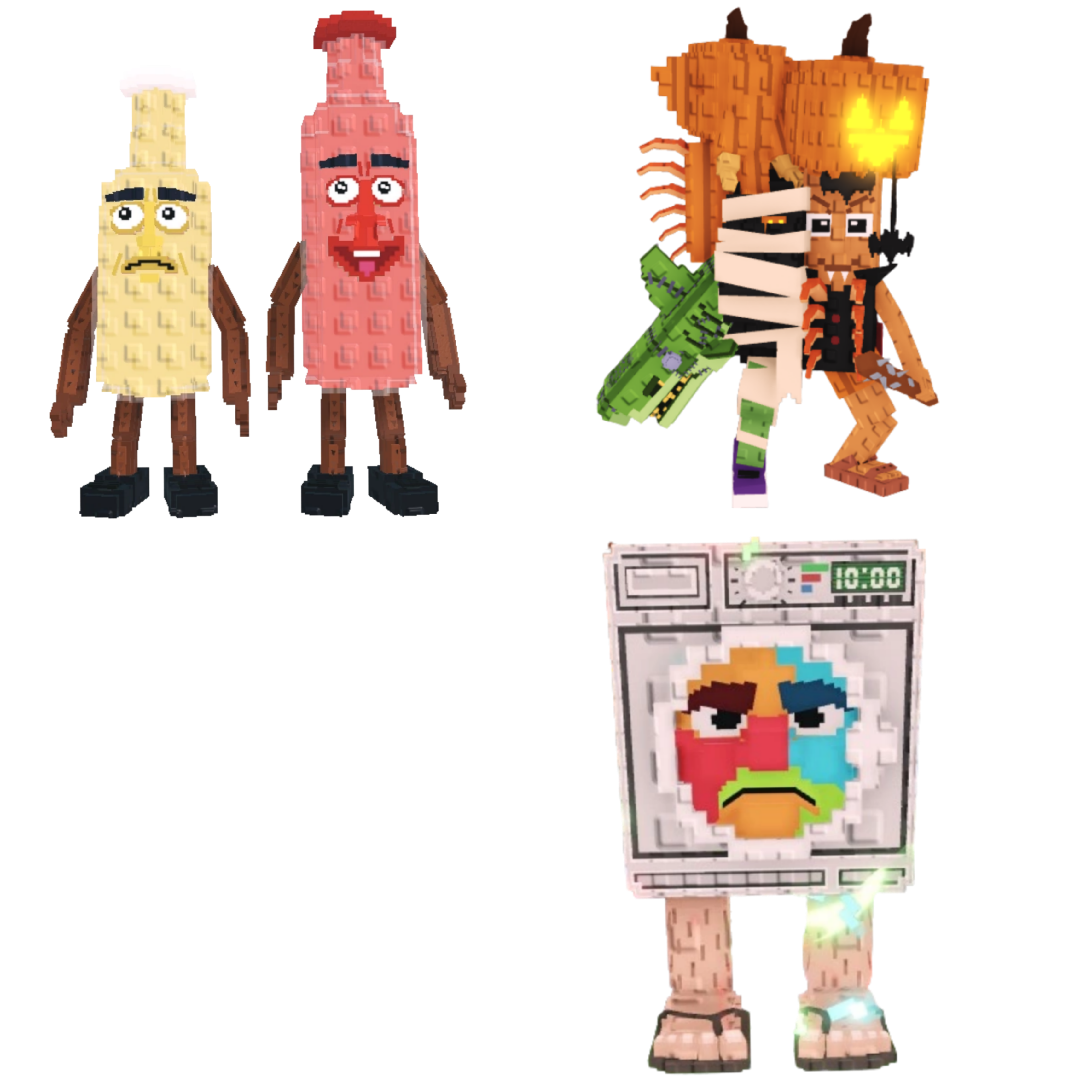 [BUNDLE] - 🍱 1x Ketchuru and Musturu 🍱 1x Lavadorito Spinito 🍱 1x La Spooky Grande
