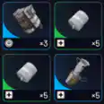 50 Trigger Nade + 50 Herbal Bandage + 50 Surge Shield Recharger