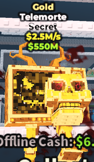 ✨ 2.5M/s ⭐ Gold Telemorte Secret | Steal A Brainrot ⚡ FAST DELIVERY⚡