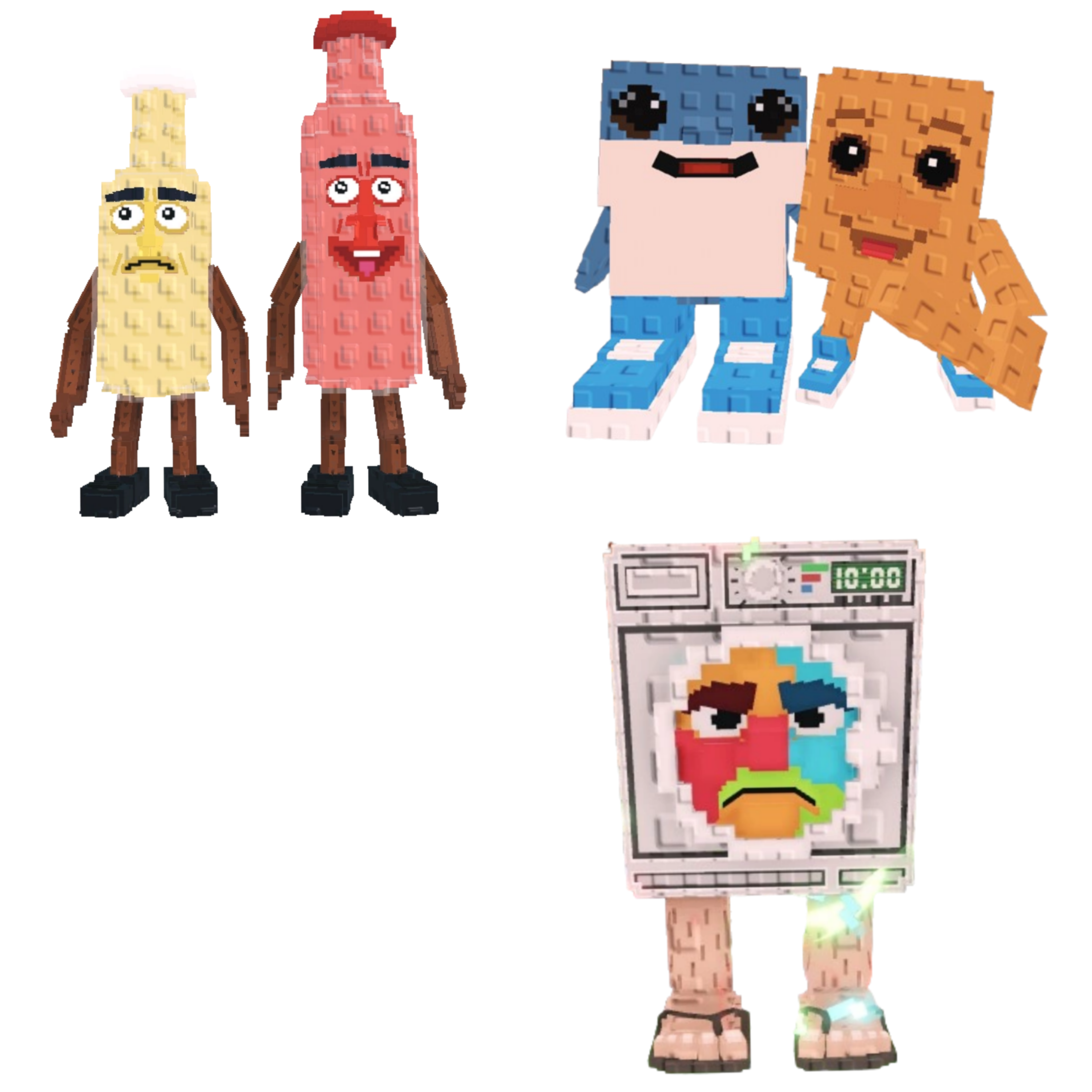 [BUNDLE] - 🍤 1x Ketchuru and Musturu 🍤 1x Lavadorito Spinito 🍤 1x Los Bros