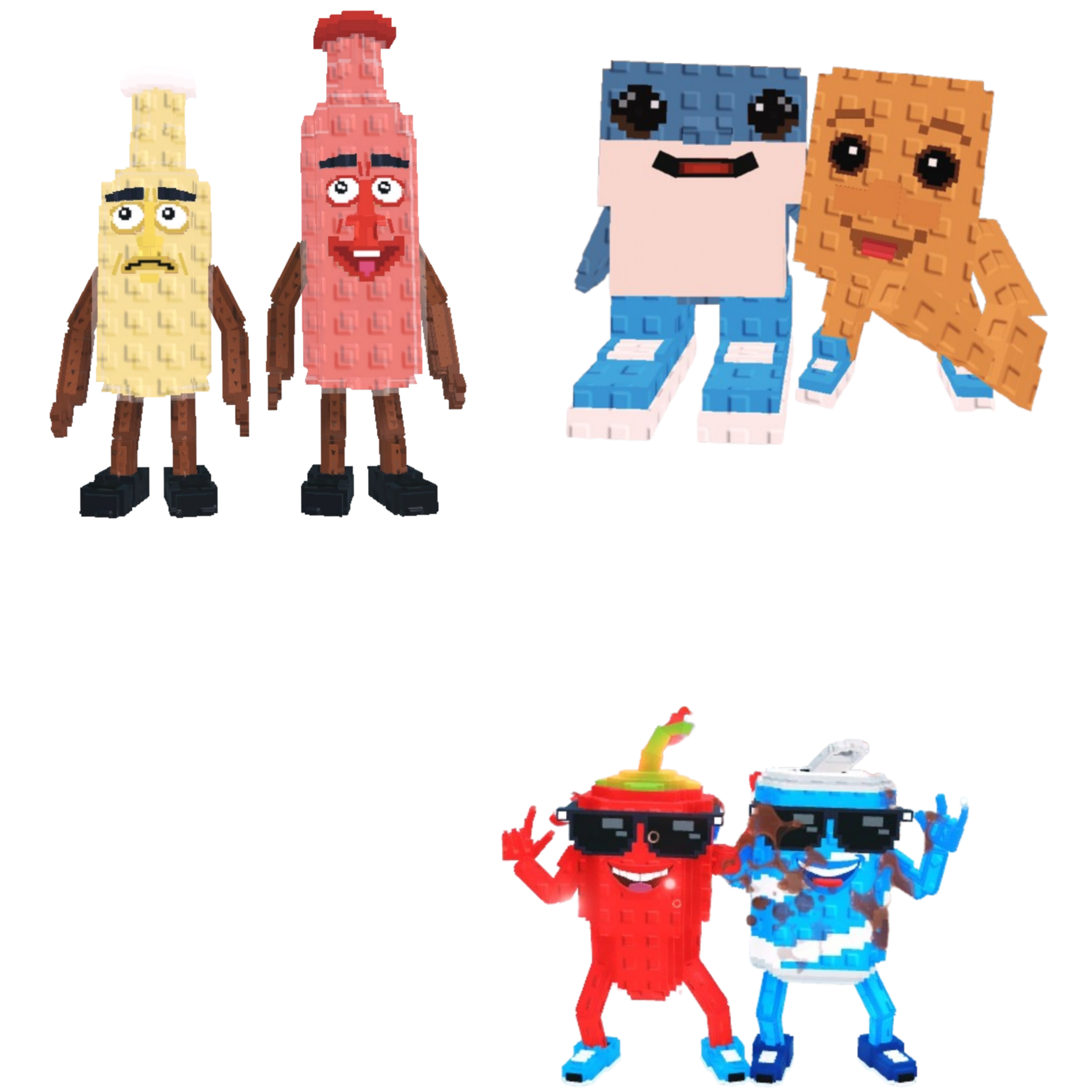 [BUNDLE] - 🥟 1x Ketchuru and Musturu 🥟 1x Swaggy Bros 🥟 1x Los Bros