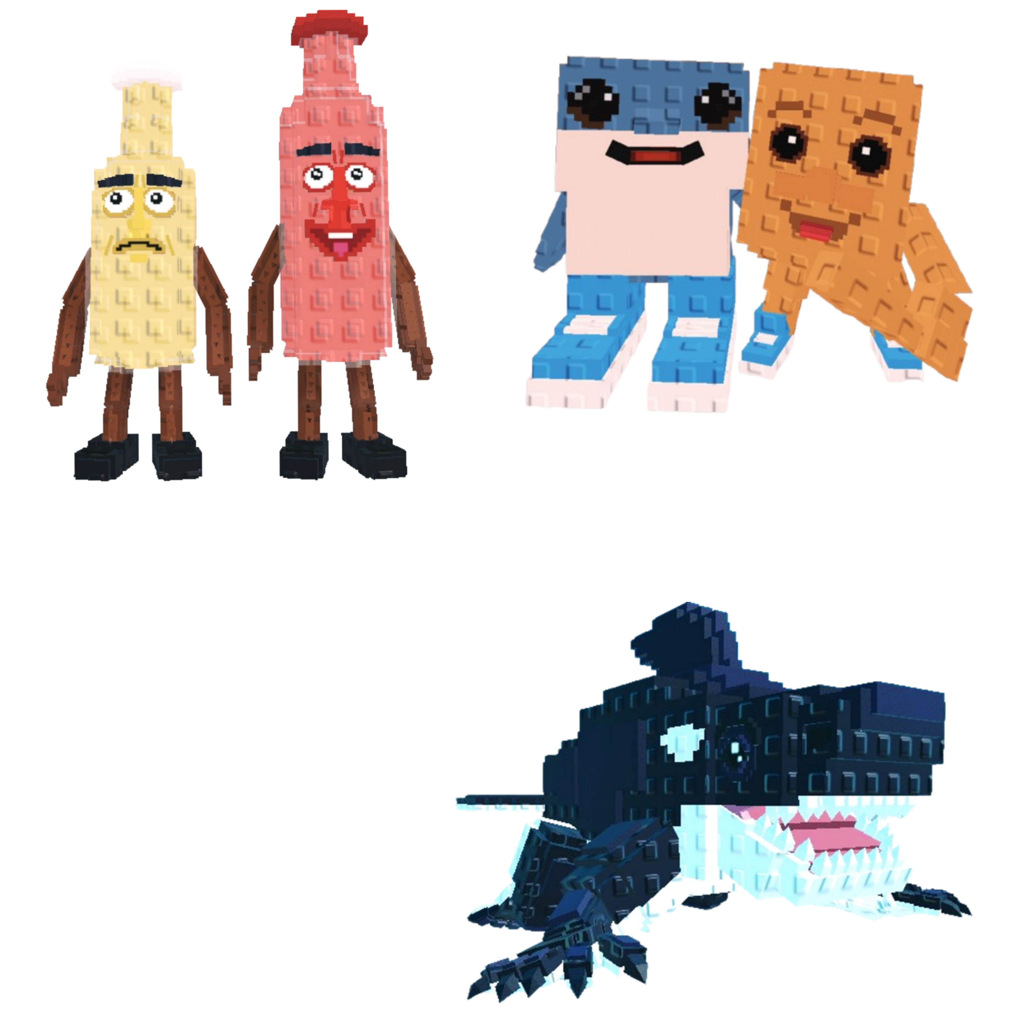 [BUNDLE] - 🥠 1x Ketchuru and Musturu 🥠 1x Orcaledon 🥠 1x Los Bros