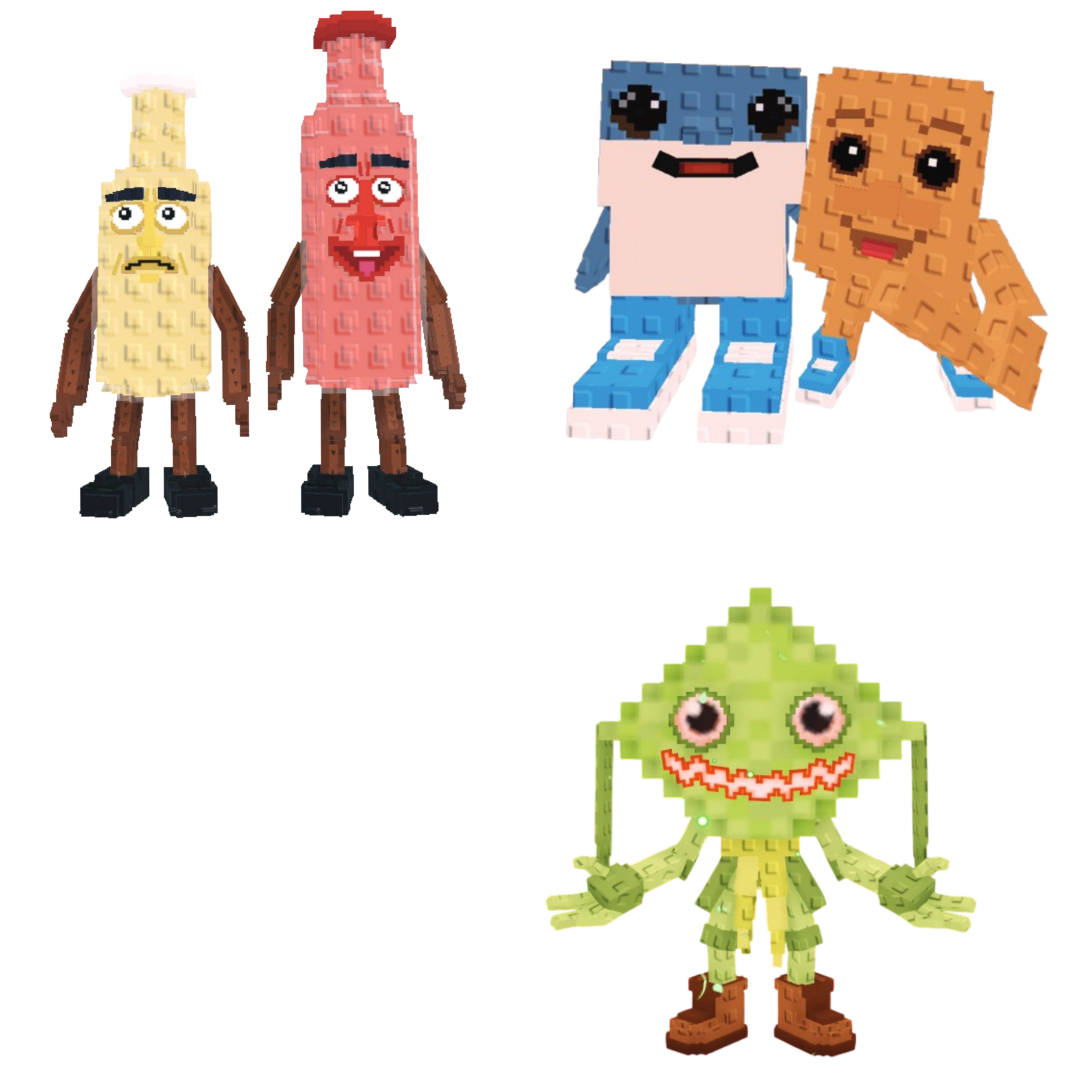 [BUNDLE] - 🥡 1x Ketchuru and Musturu 🥡 1x Ketupat Kepat 🥡 1x Los Bros