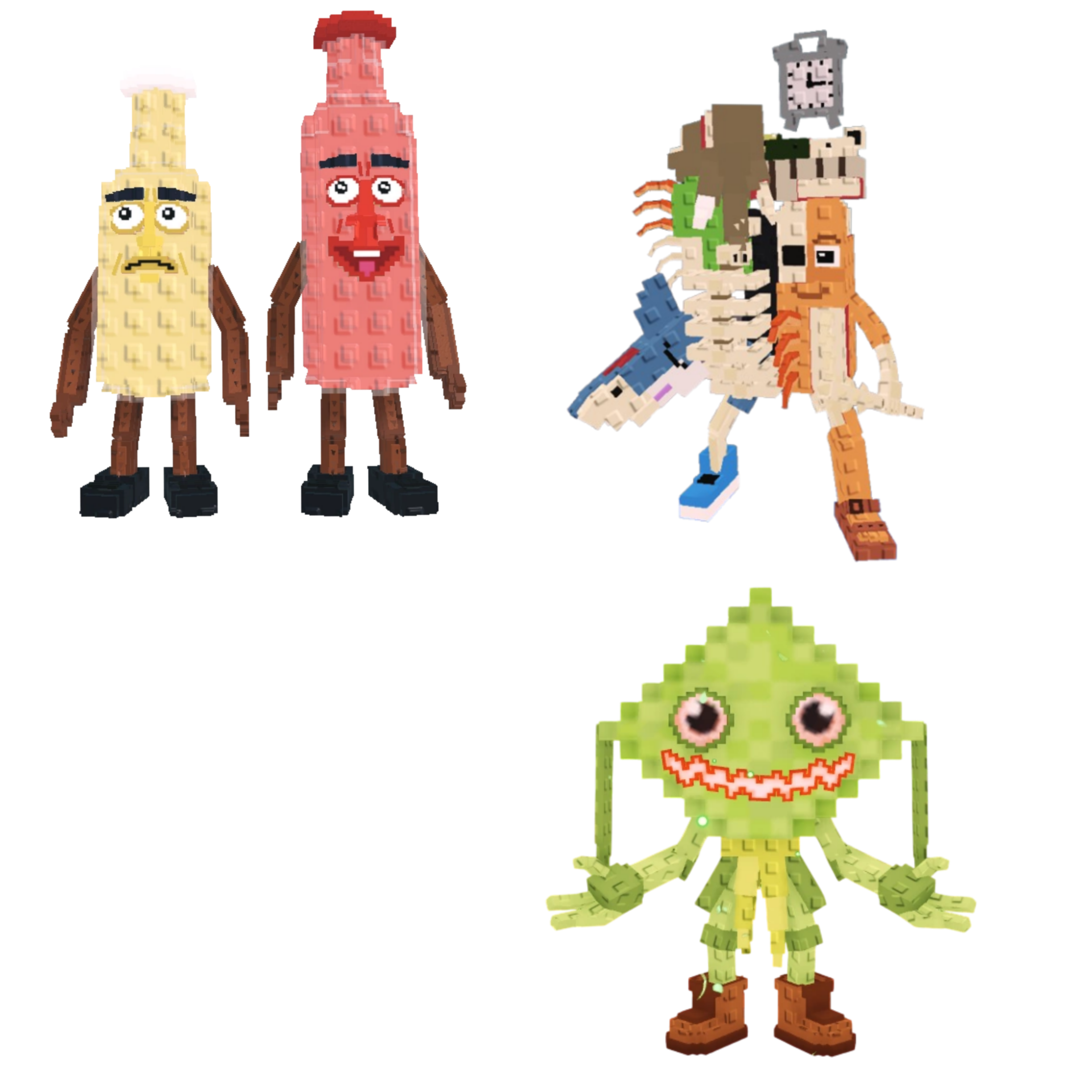 [BUNDLE] - 🍨 1x Ketchuru and Musturu 🍨 1x Ketupat Kepat 🍨 1x La Extinct Grande