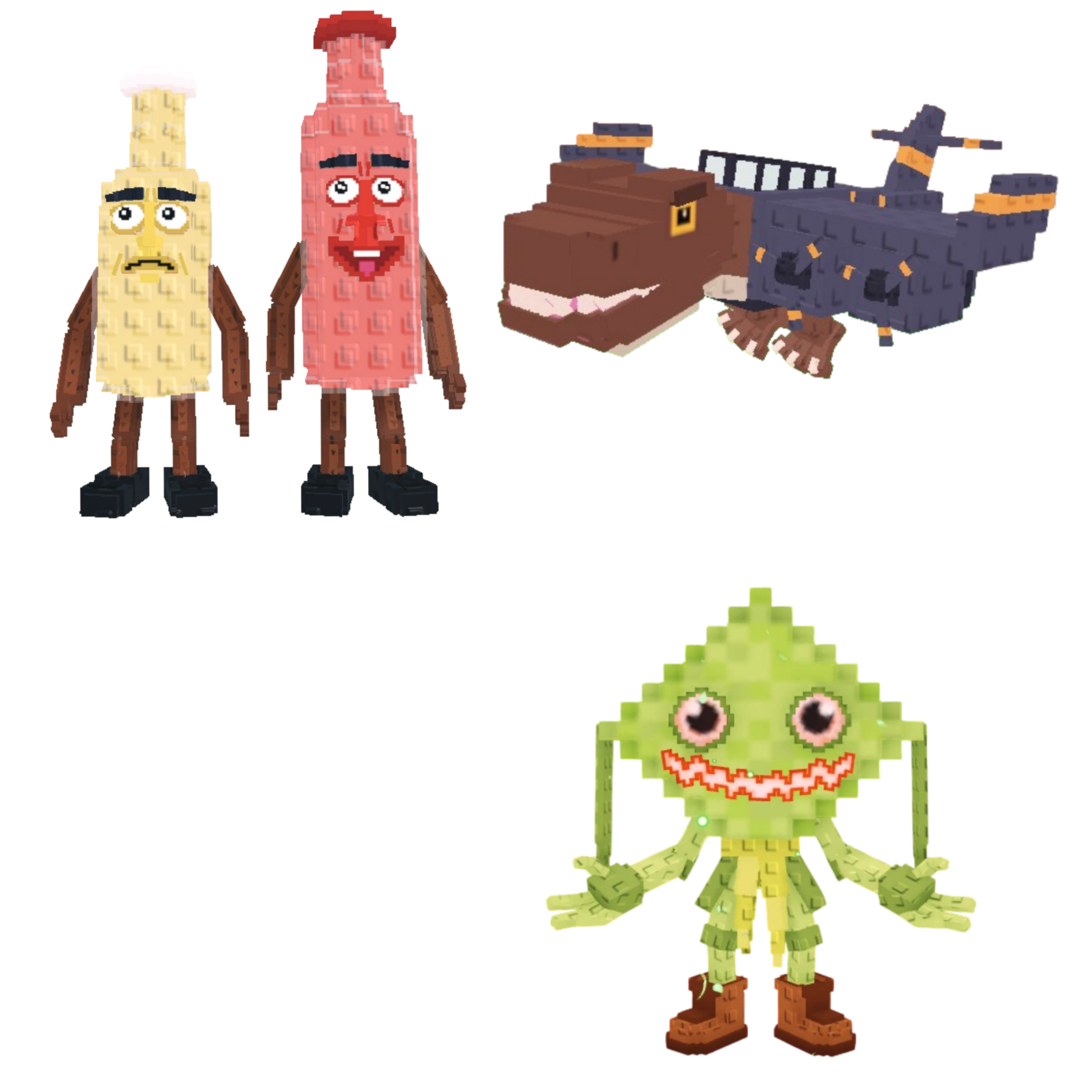 [BUNDLE] - 🧁 1x Ketchuru and Musturu 🧁 1x Ketupat Kepat 🧁 1x Nuclearo Dinossauro