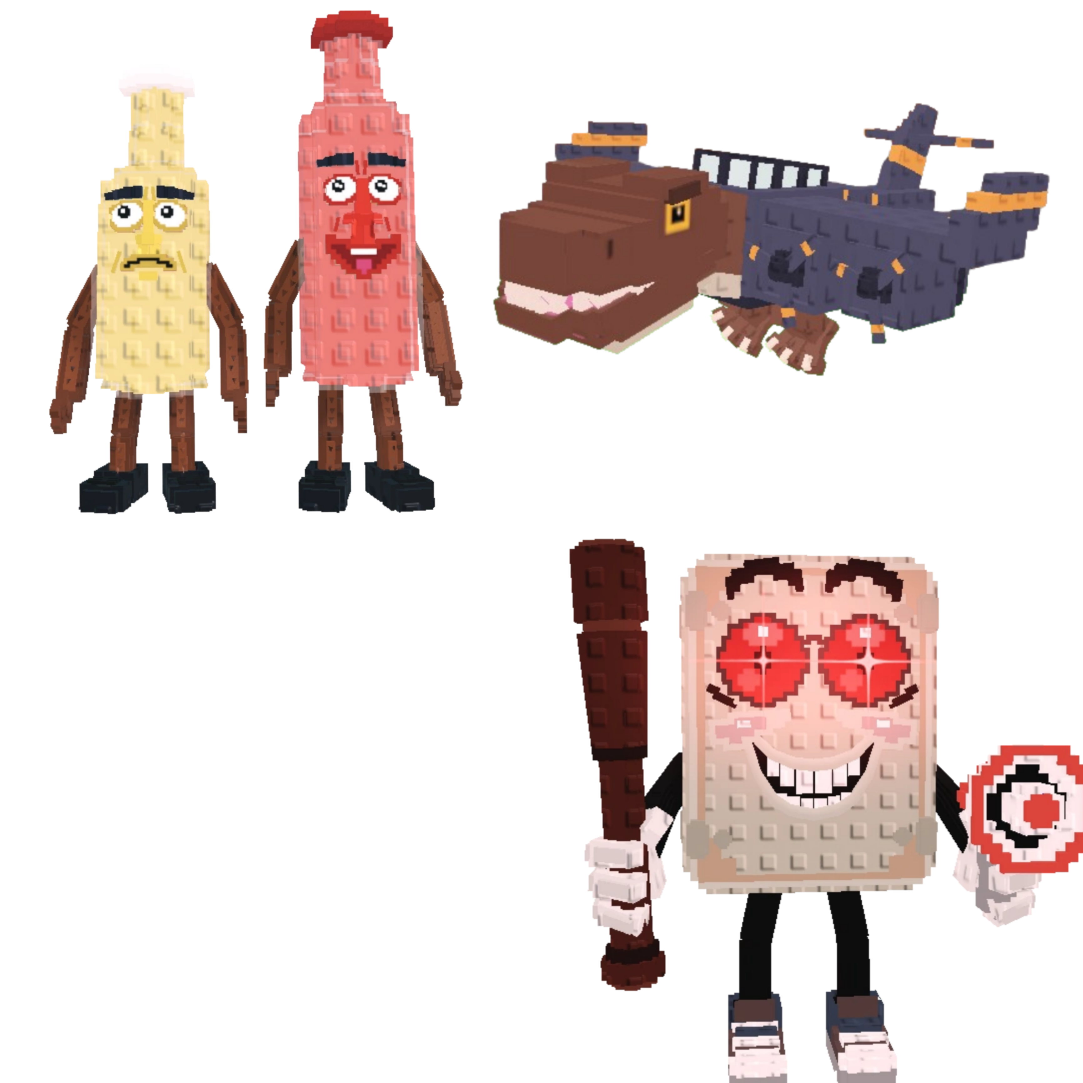 [BUNDLE] - 🍭 1x Ketchuru and Musturu 🍭 1x Tang Tang Keletang 🍭 1x Nuclearo Dinossauro