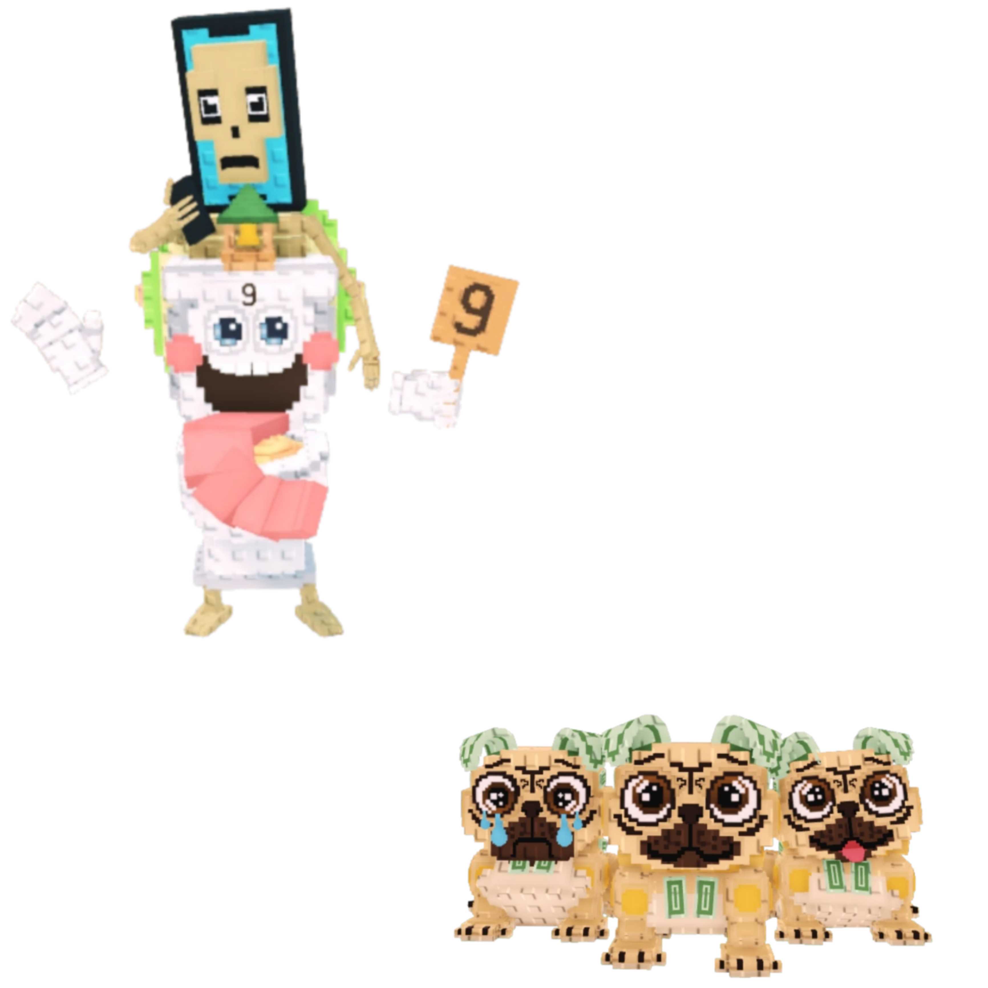 [BUNDLE] - ✨ 1x La Secret Combinasion ✨ 1x Los Puggies