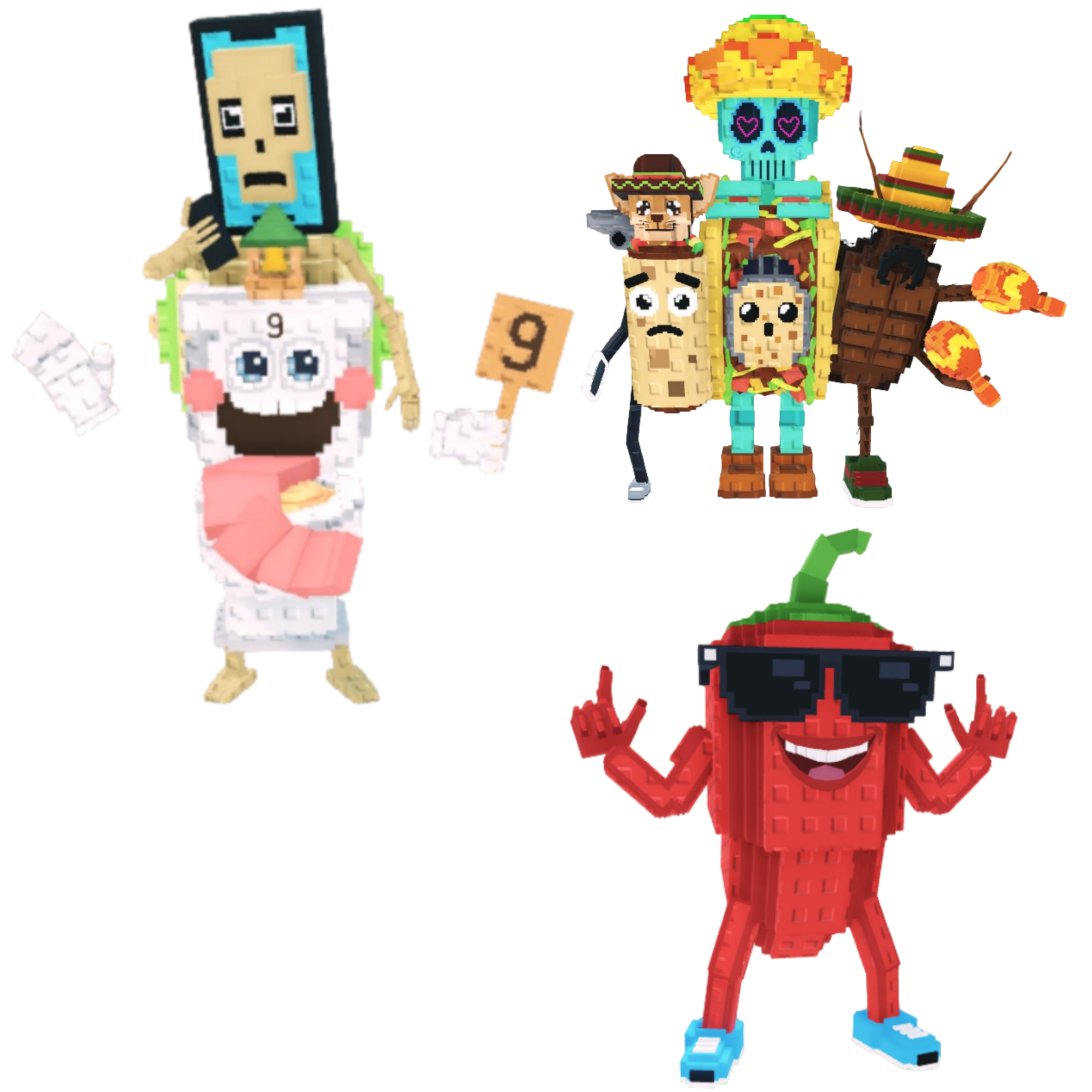 [BUNDLE] - 🎋 1x La Secret Combinasion 🎋 1x Chillin Chili 🎋 1x La Taco Combinasion