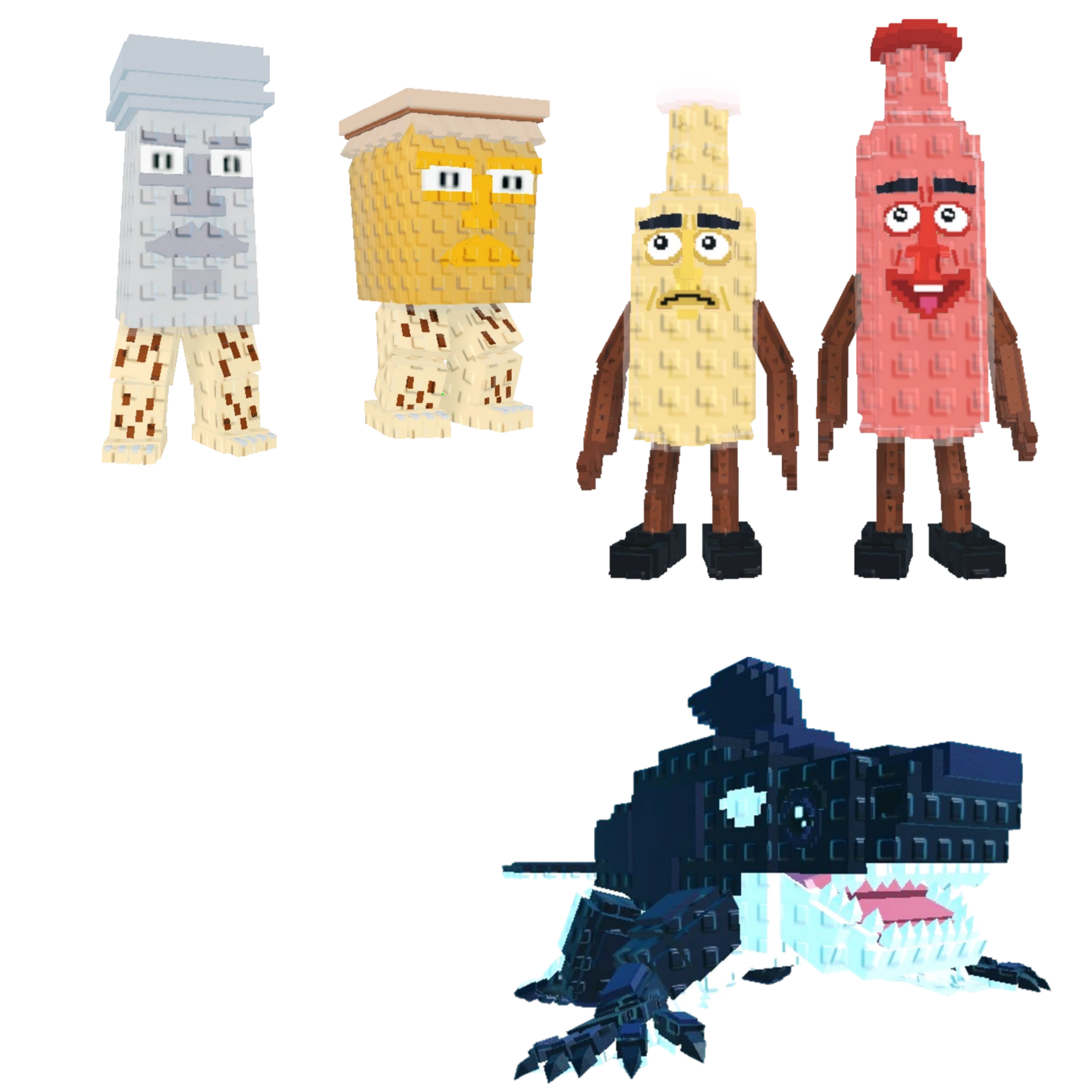 [BUNDLE] - 🏚️ 1x Garama And Madundung 🏚️ 1x Ketchuru And Musturu 🏚️ 1x Orcaledon