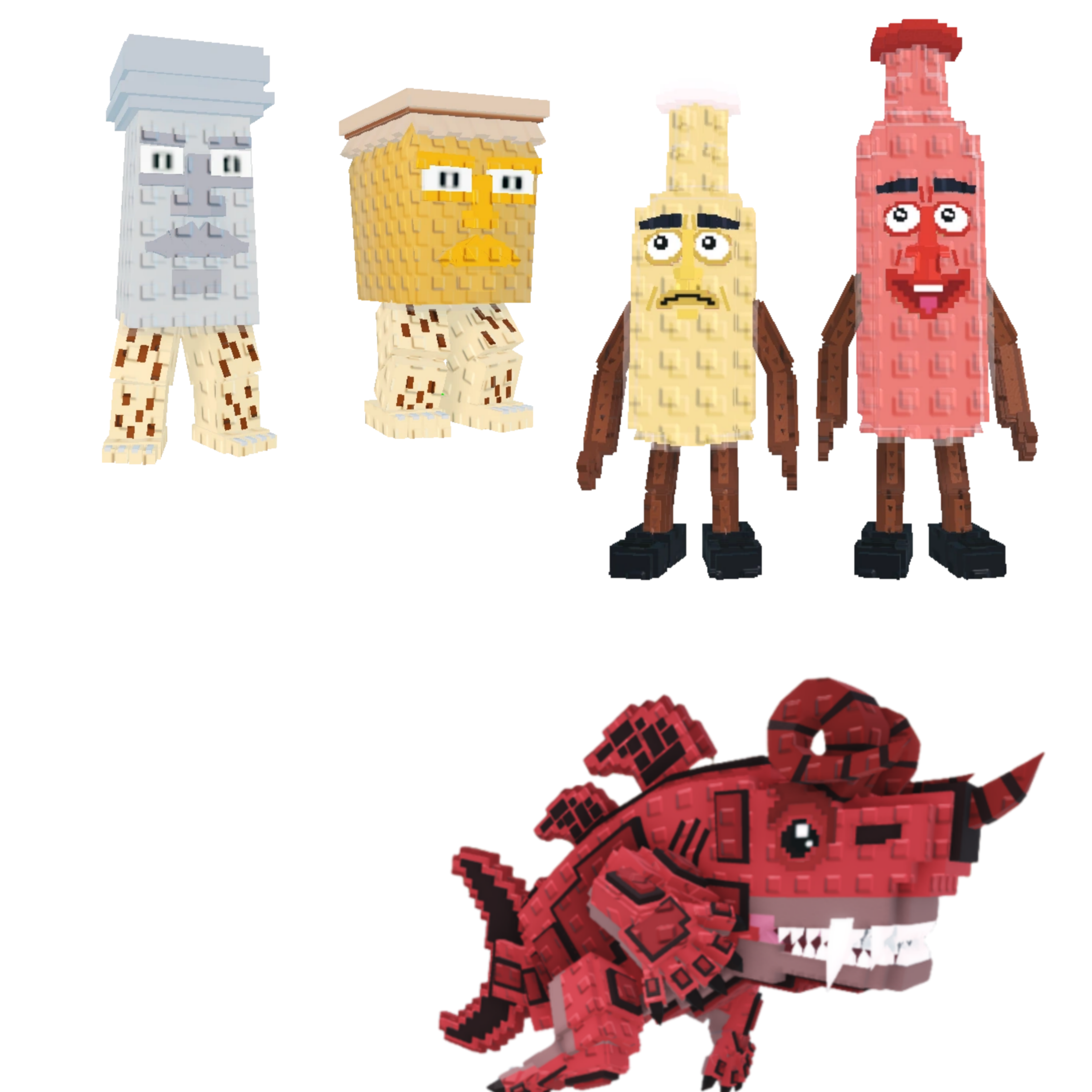 [BUNDLE] - 🏡 1x Garama And Madundung 🏡 1x Ketchuru And Musturu 🏡 1x Eviledon