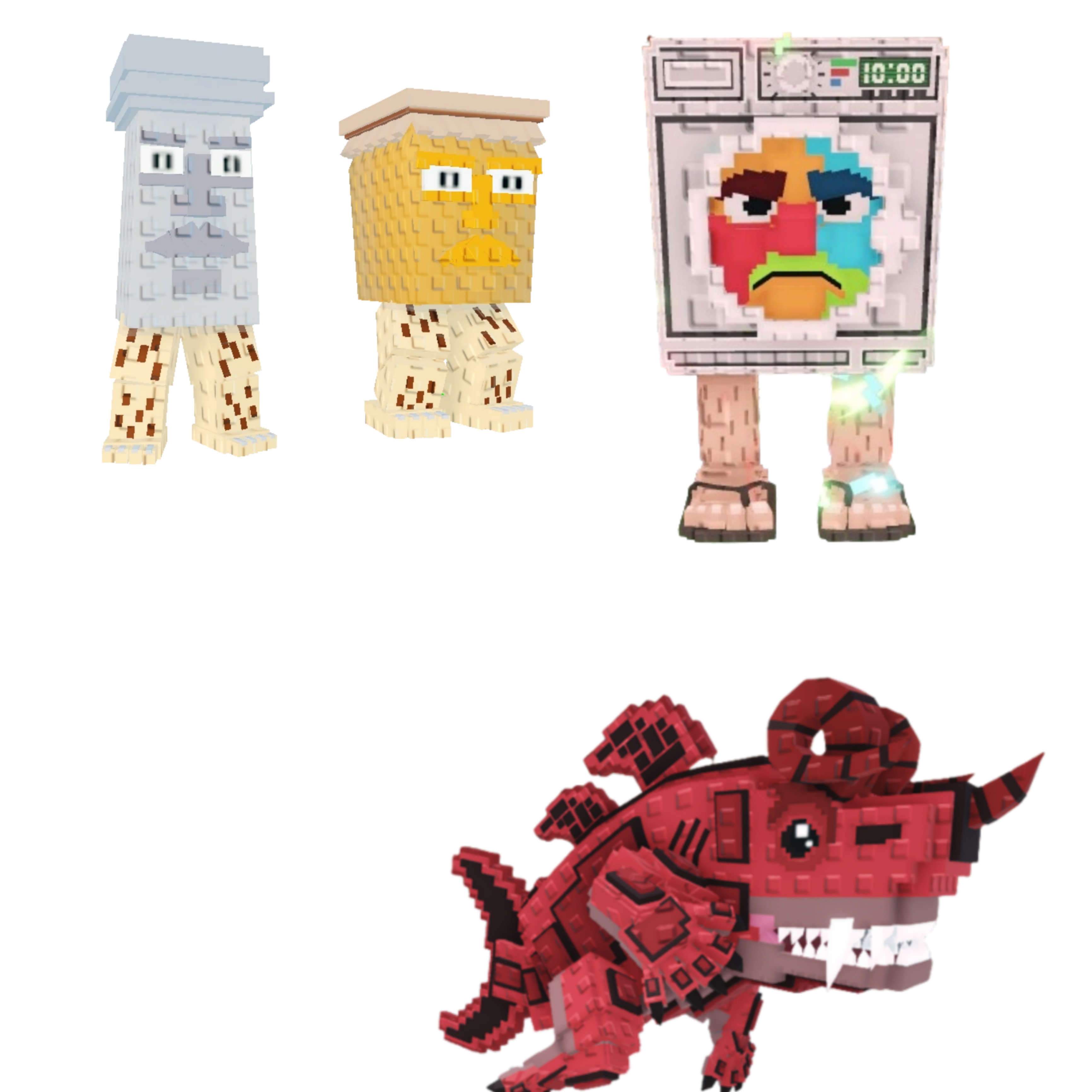 [BUNDLE] - 🏨 1x Garama And Madundung 🏨 1x Lavadorito Spinito 🏨 1x Eviledon