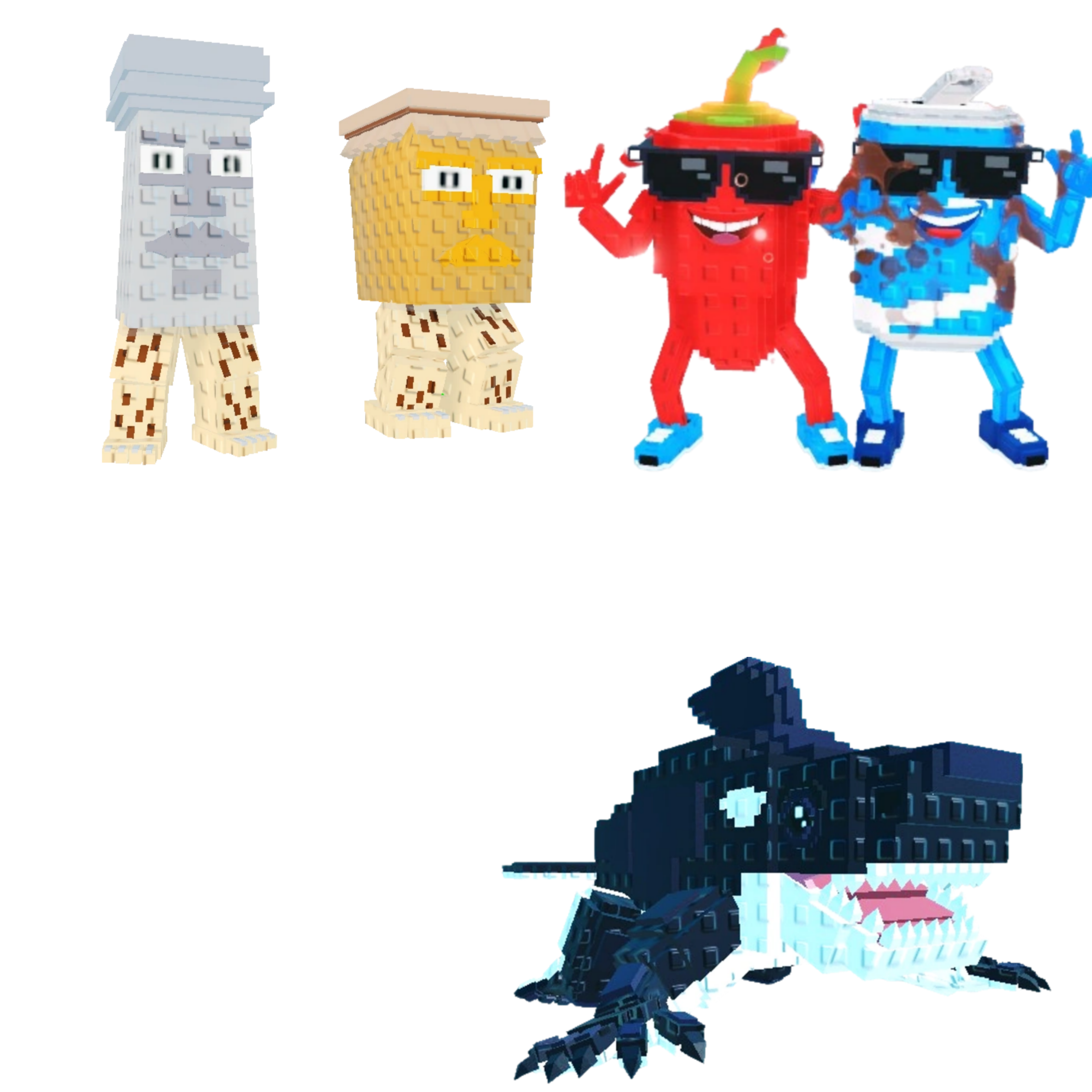 [BUNDLE] - 🐱 1x Garama and Madundung 🐱 1x Orcaledon 🐱 1x Swaggy Bros