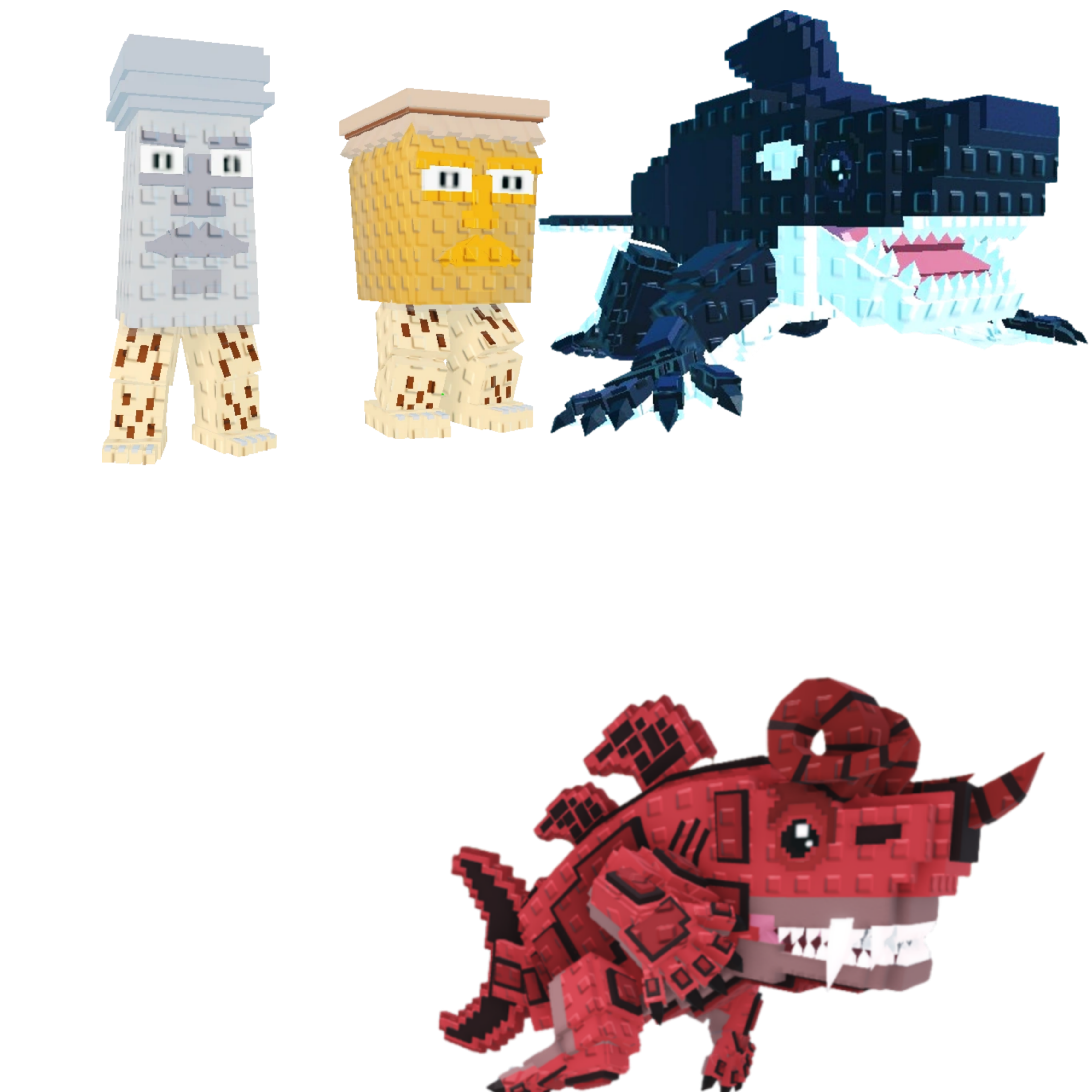 [BUNDLE] - 🏯 1x Garama And Madundung 🏯 1x Eviledon 🏯 1x Orcaledon