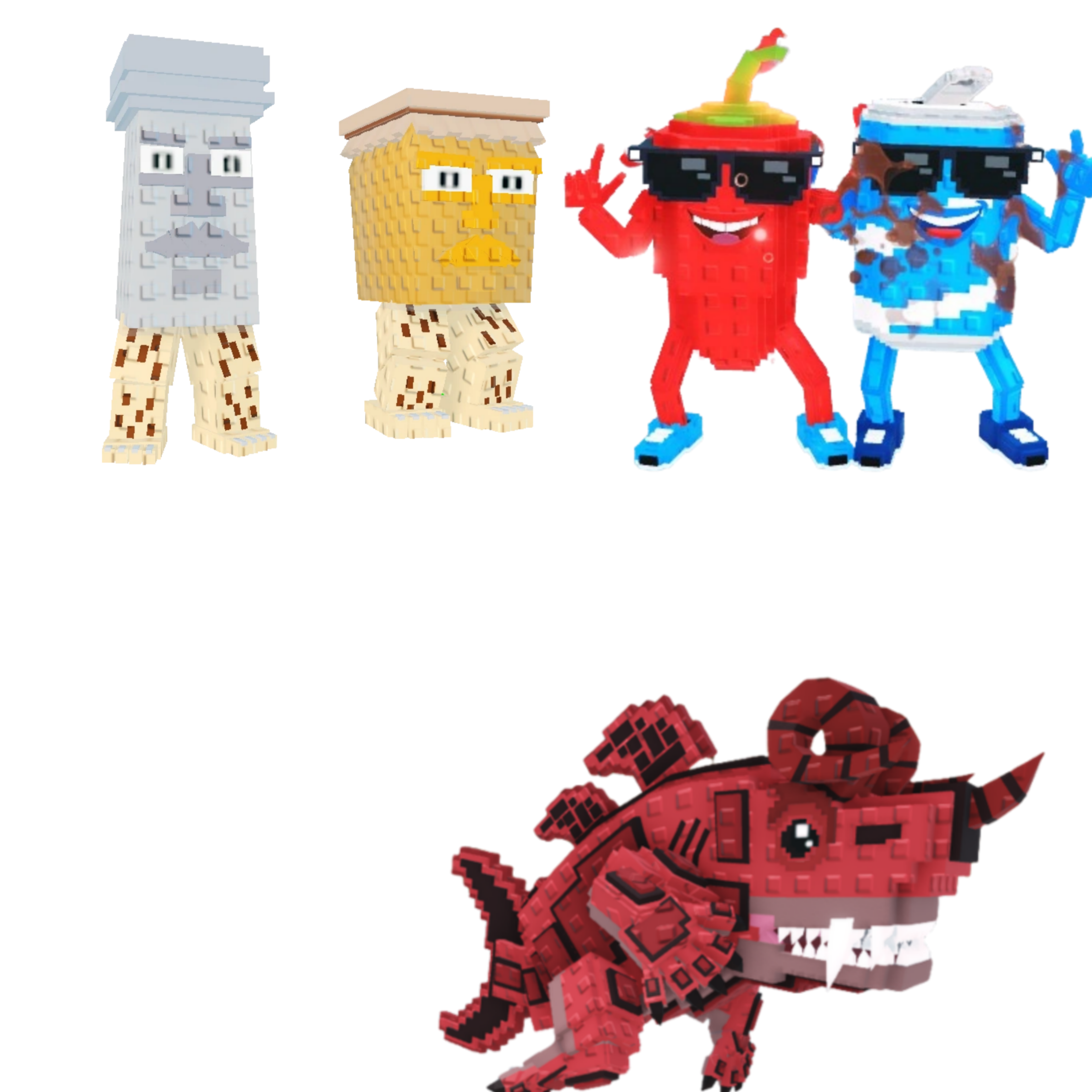 [BUNDLE] - 🦁 1x Garama and Madundung 🦁 1x Swaggy Bros 🦁 1x Eviledon
