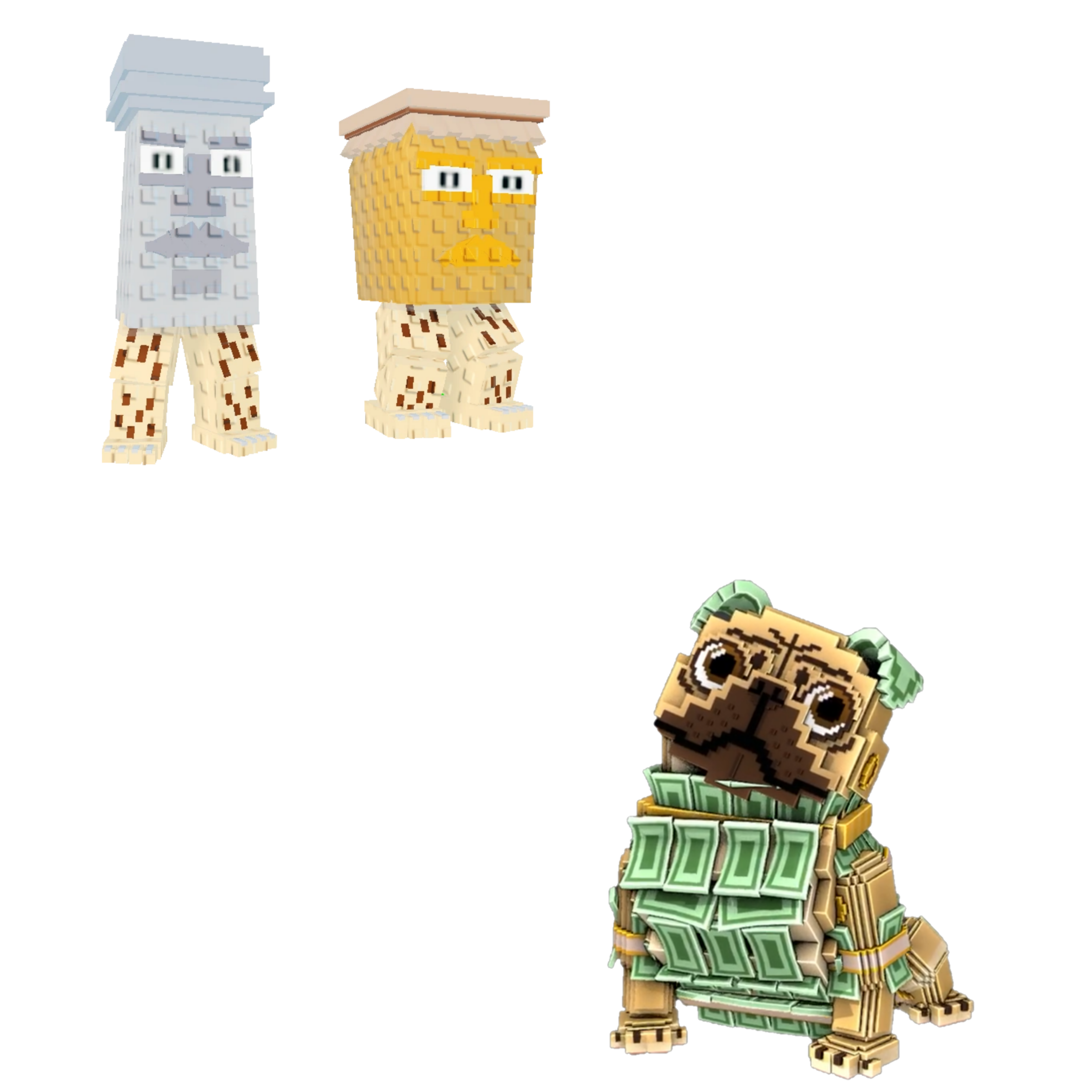 [BUNDLE] - 🐮 1x Garama and Madundung 🐮 1x Money Money Puggy