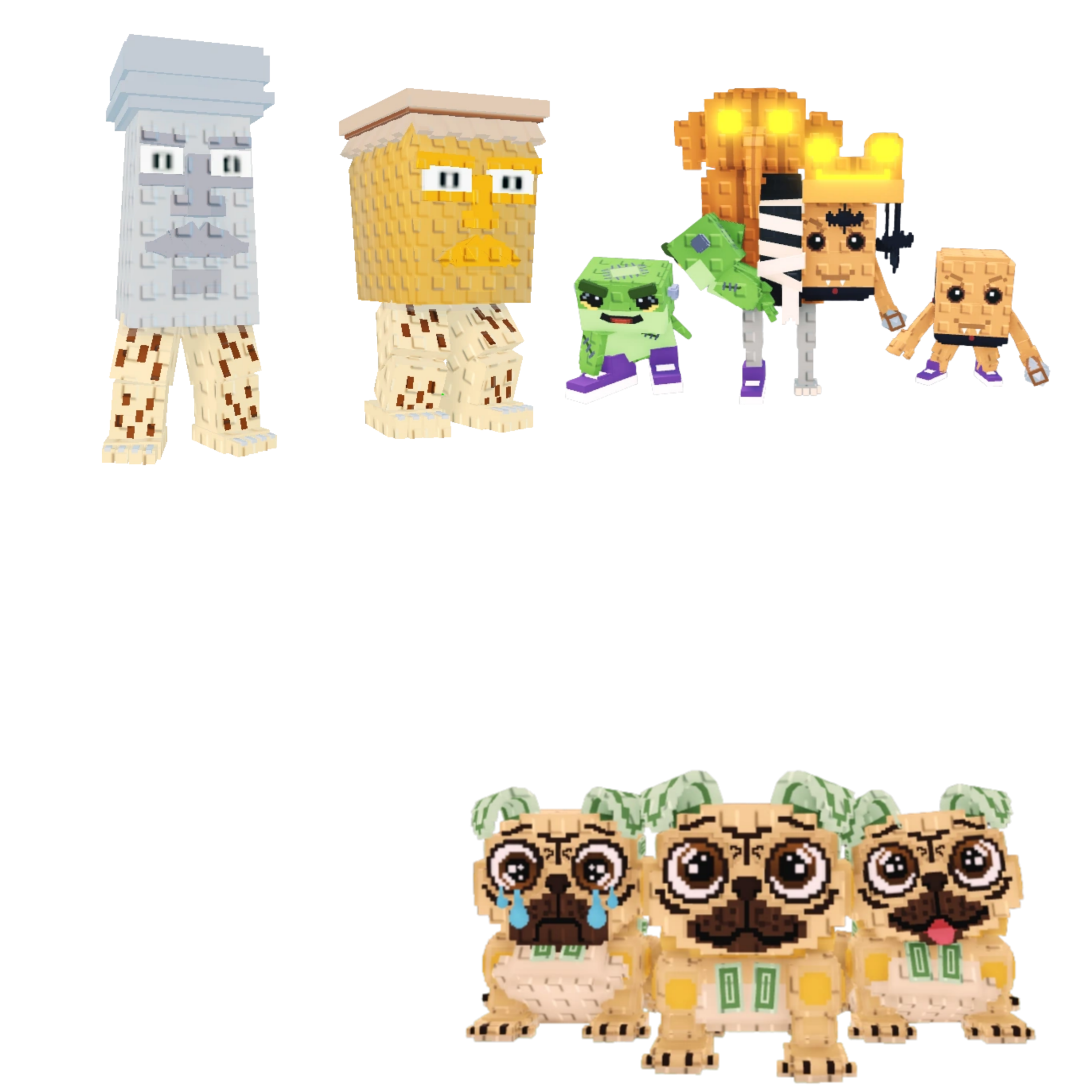 [BUNDLE] - 🚂 1x Garama And Madundung 🚂 1x Los Spooky Combinasionas 🚂 1x Los Puggies