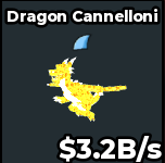 Dragon Cannelloni Divine 3.2B/s Very rare Trait | Steal a Brainrot