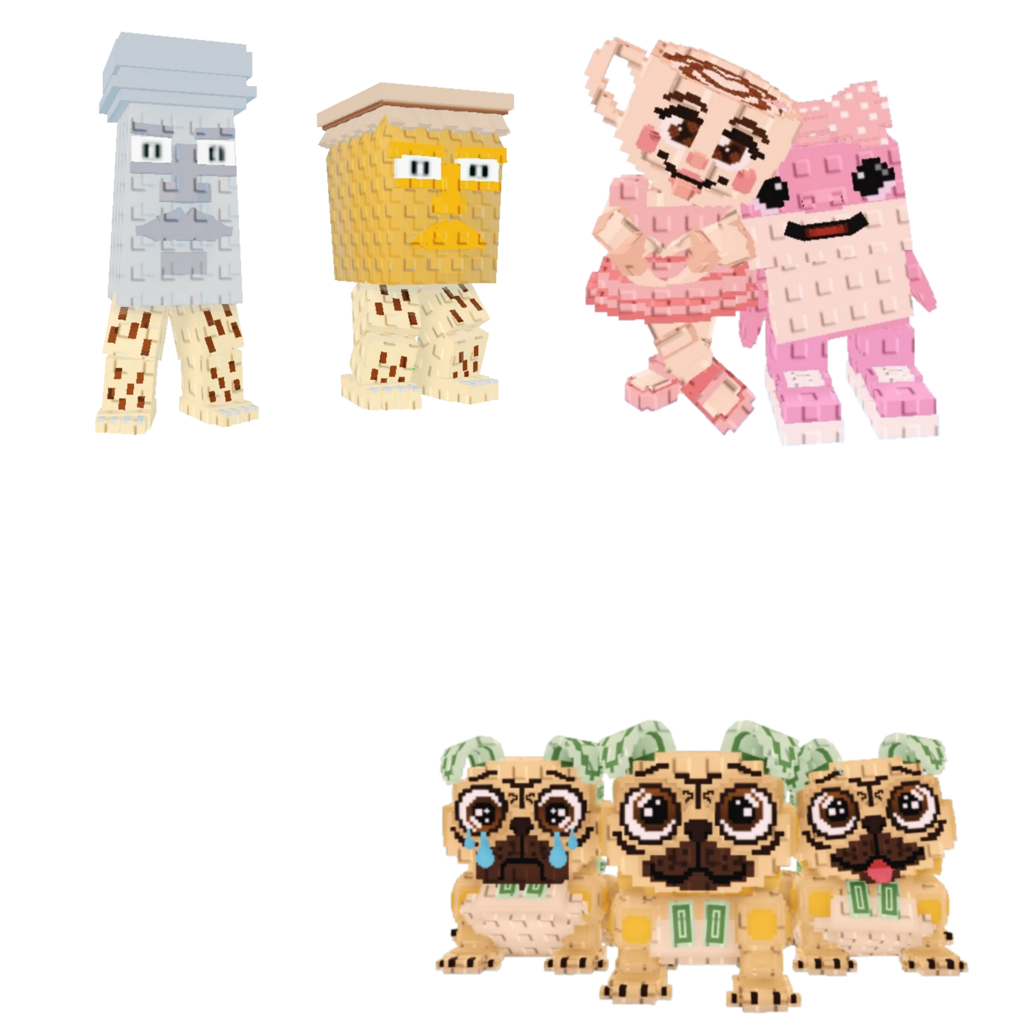 [BUNDLE] - 🐰 1x Garama and Madundung 🐰 1x Los Puggies 🐰 1x Las Sis