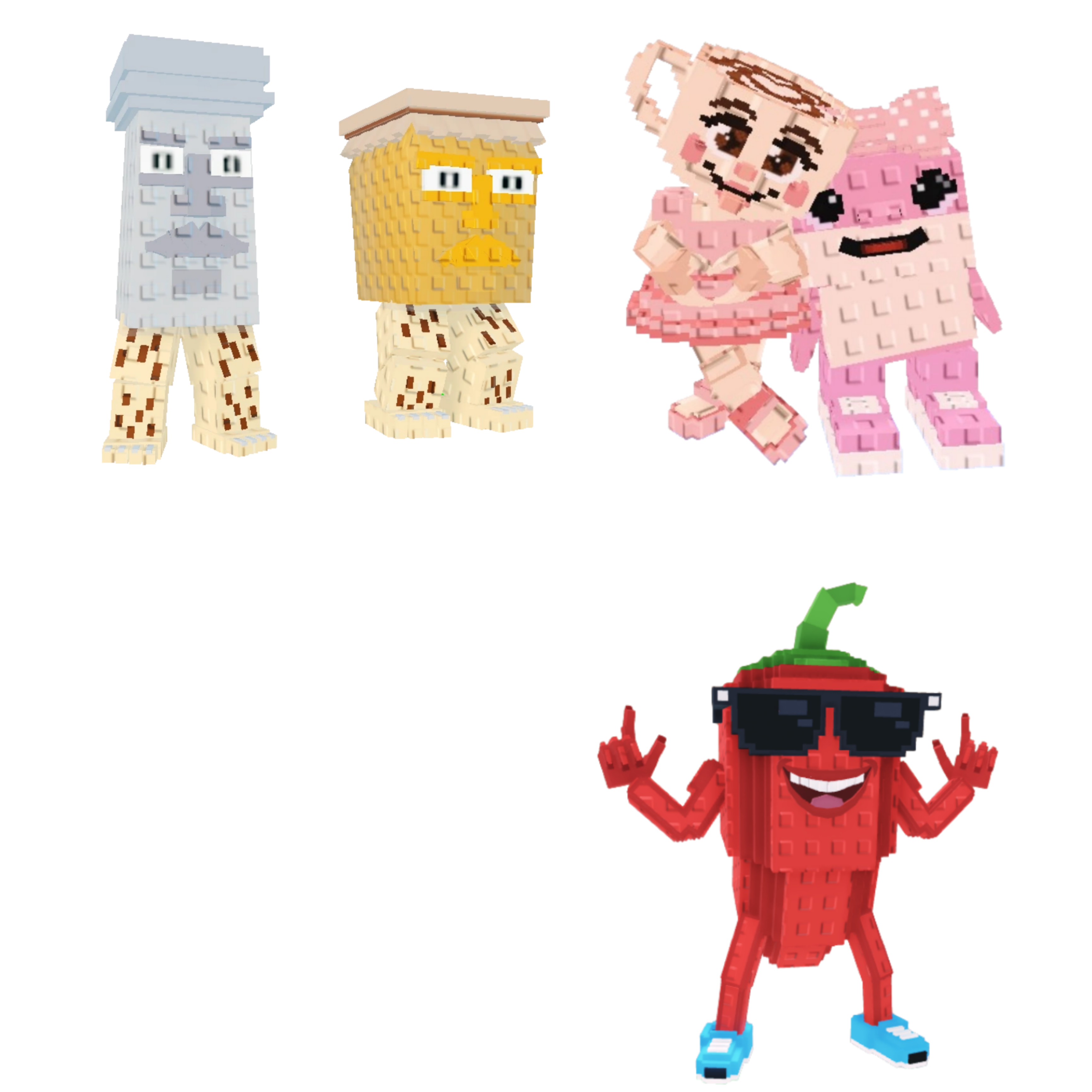 [BUNDLE] - 🐿️ 1x Garama and Madundung 🐿️ 1x Chillin Chili 🐿️ 1x Las Sis