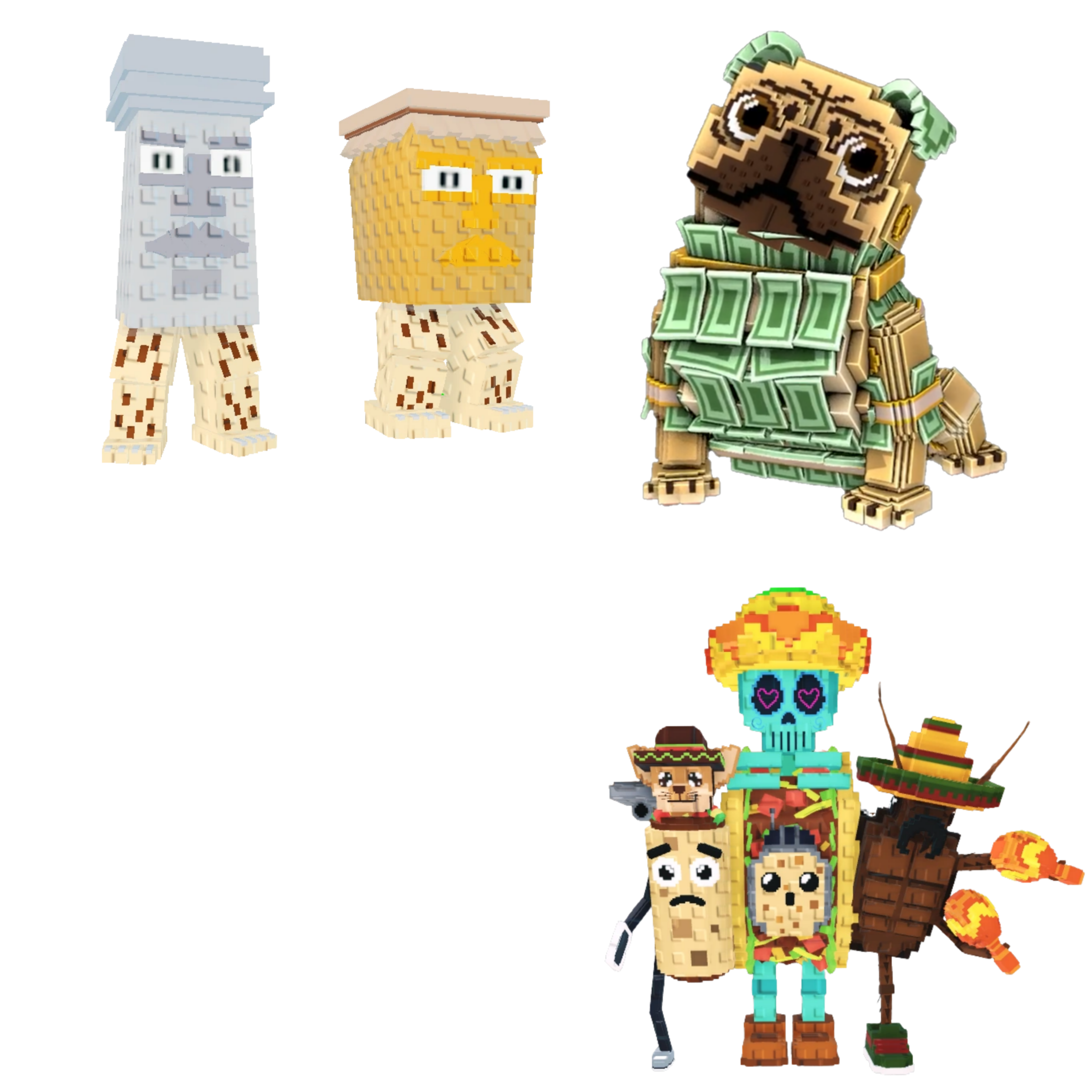 [BUNDLE] - 🦥 1x Garama and Madundung 🦥 1x La Taco Combinasion 🦥 1x Money Money Puggy