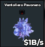 BS6929 Crystal Ventoliero Pavonero 1B/s