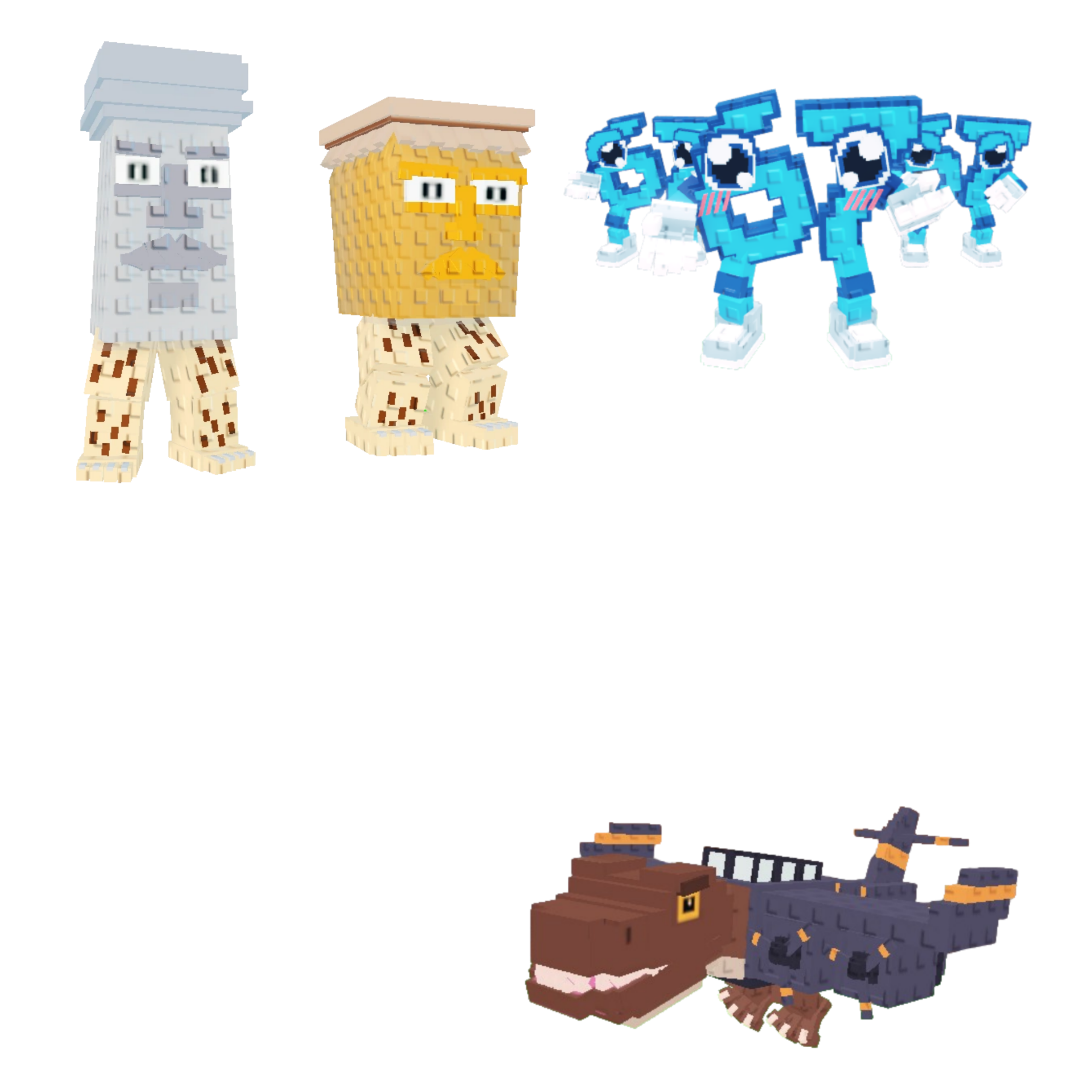 [BUNDLE] - 🐤 1x Garama and Madundung 🐤 1x Nuclearo Dinossauro 🐤 1x Los 67 (Six Seven)