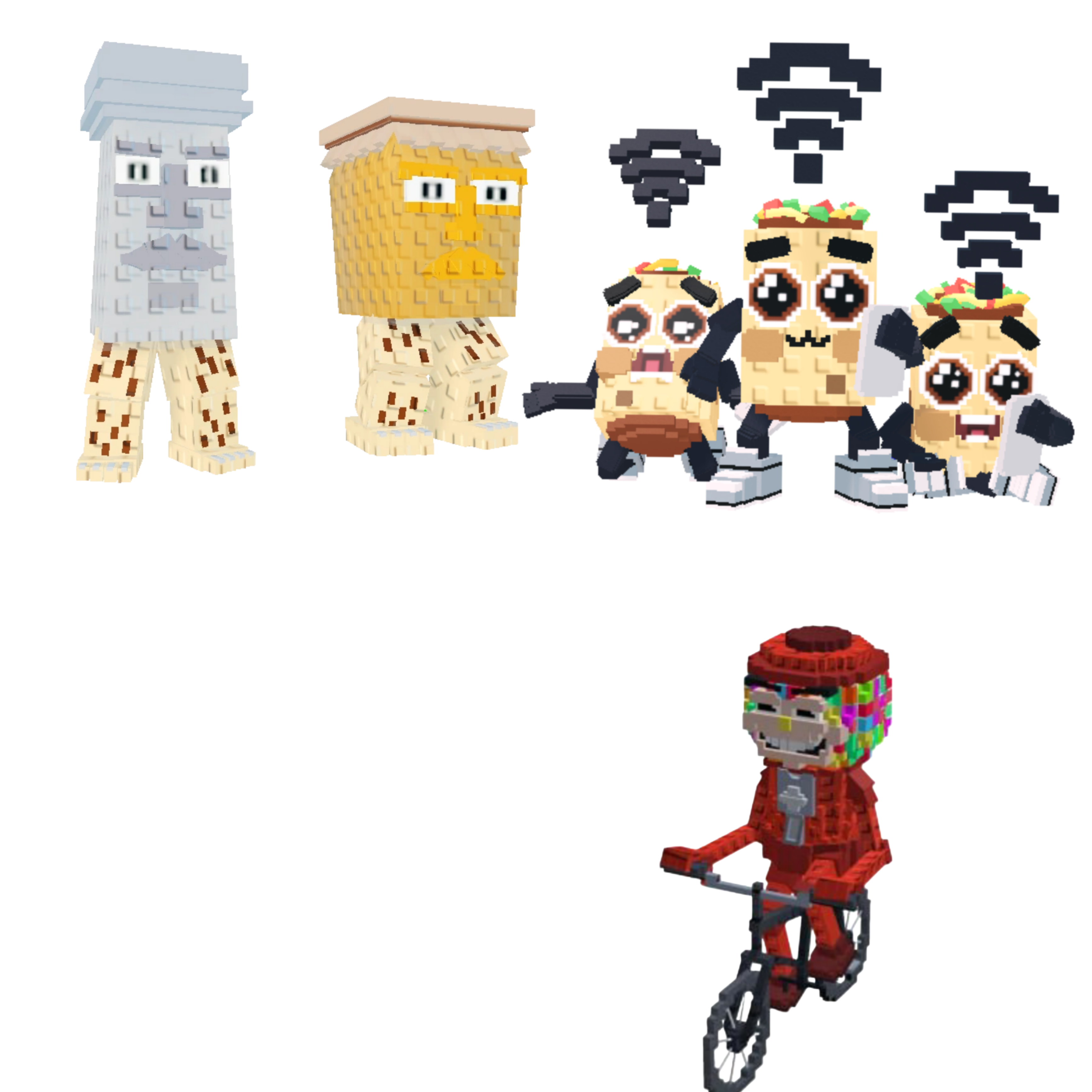 [BUNDLE] - 🐉 1x Garama and Madundung 🐉 1x Chicleteira Bicicleteira 🐉 1x Los Nooo My Hotspotsitos